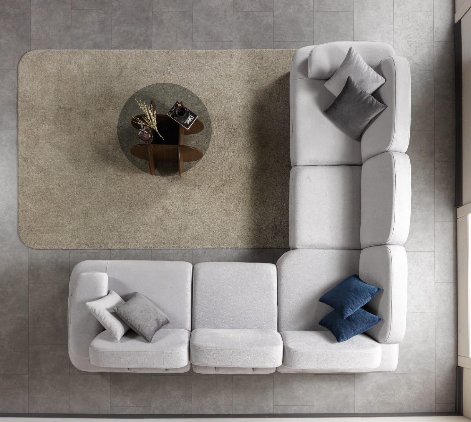 Coco Çift Kollu Köşe Koltuk (Poli Kumaşlı)