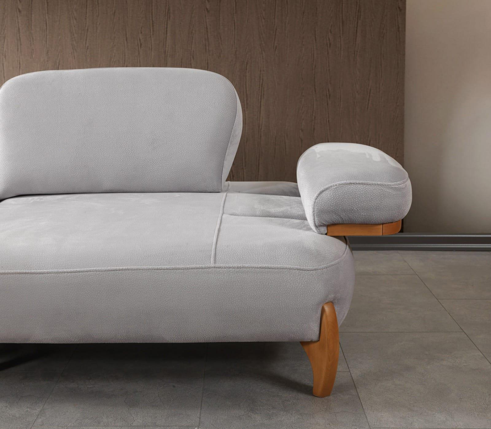 Coco Maxi Köşe Koltuk Ahşap Modüllü (Poli)