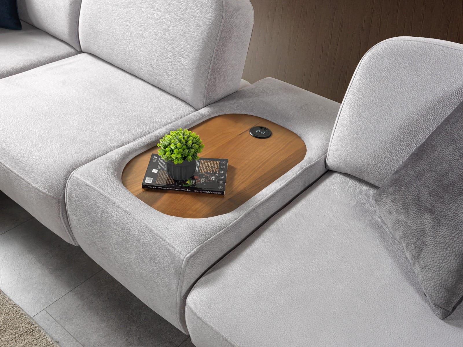 Coco Maxi Köşe Koltuk Ahşap Modüllü (Poli)