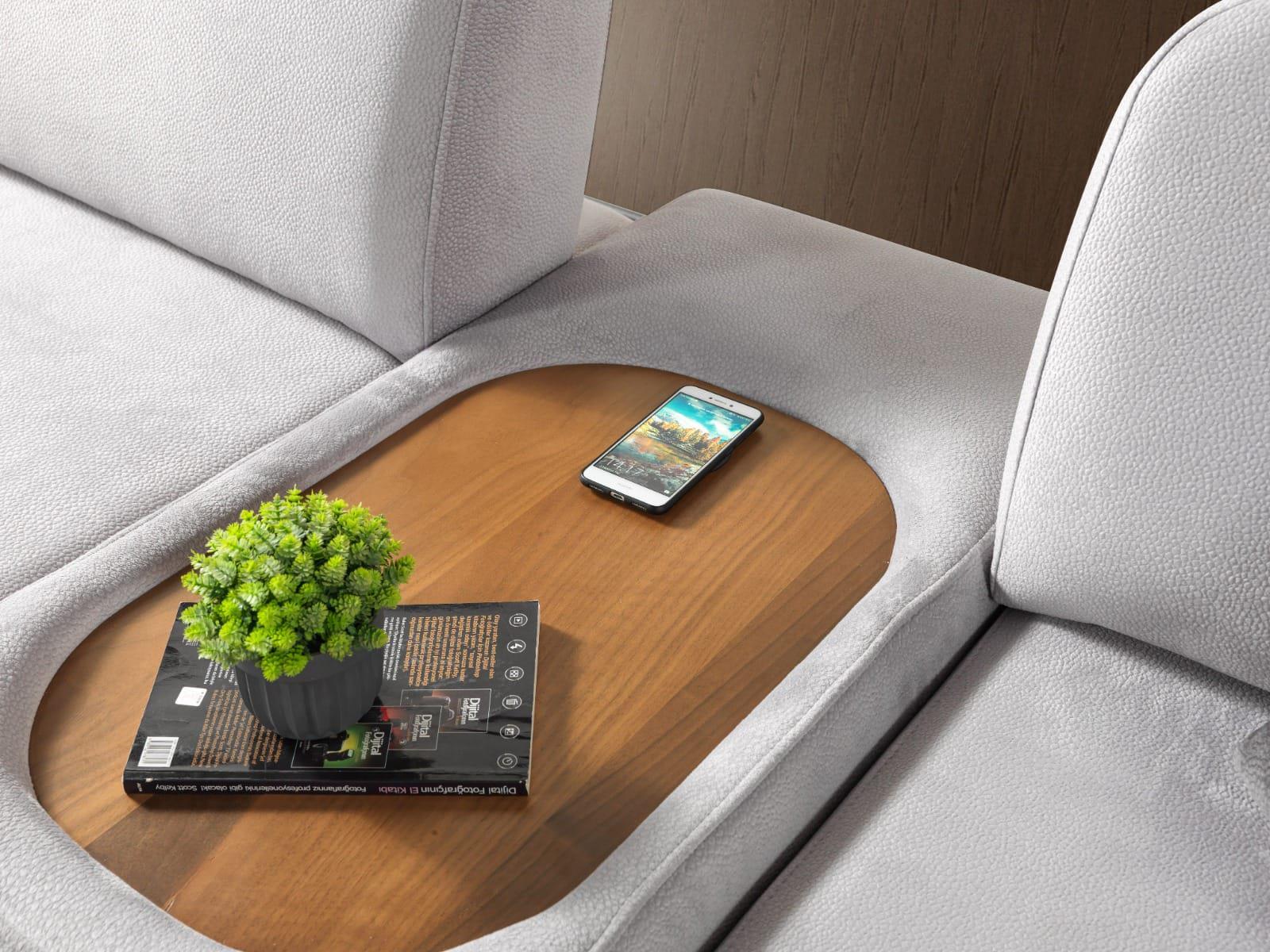 Coco Maxi Köşe Koltuk Ahşap Modüllü (Poli)