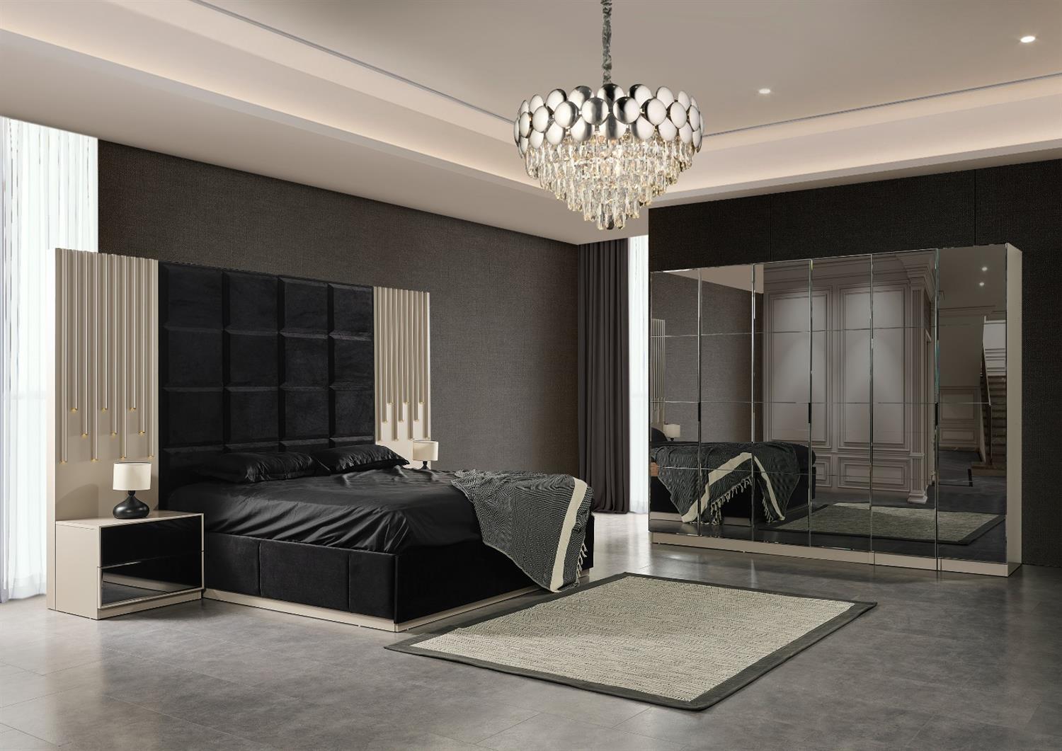 Dekorbizden 6 Kapılı Lexus Yatak Odası Gardırop