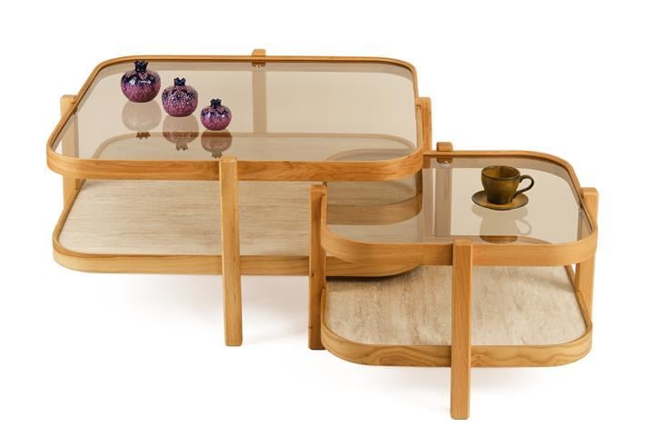 Dekorbizden Alaska Orta Sehpa Meşe (kd-1029)