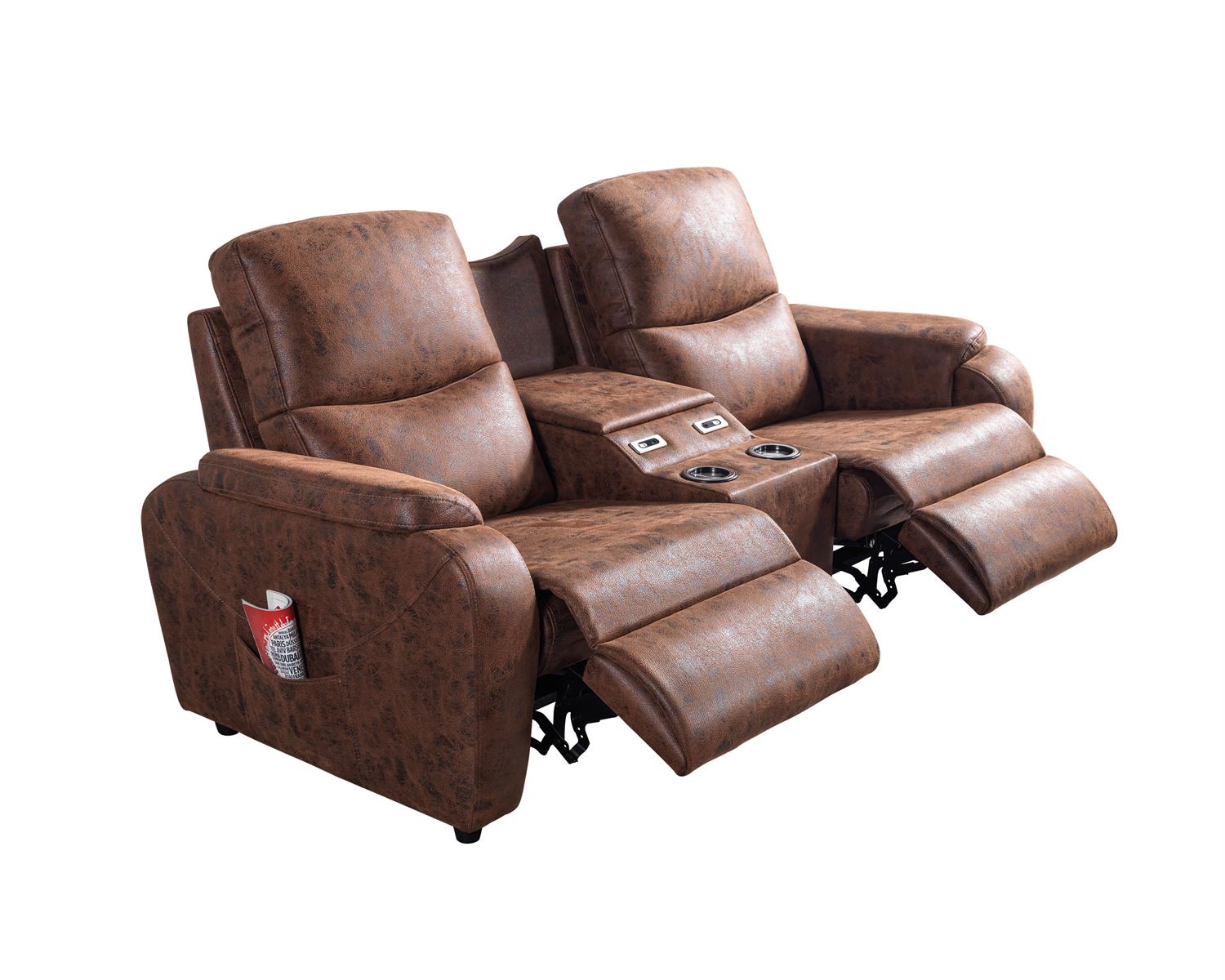 Dekorbizden Alis İkili Ev Sinema Koltuğu 396 Masajlı