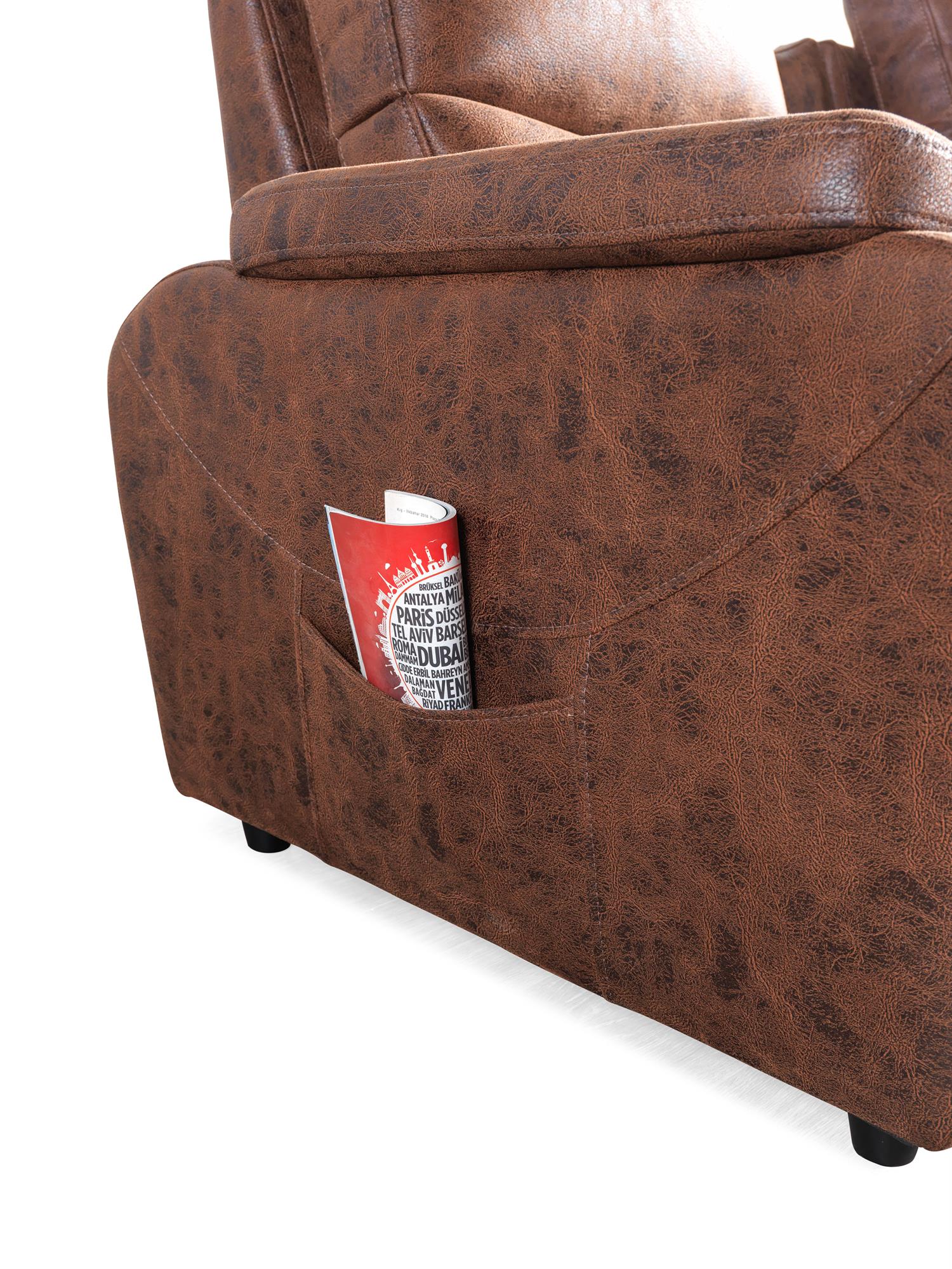 Dekorbizden Alis İkili Ev Sinema Koltuğu 396 Masajlı