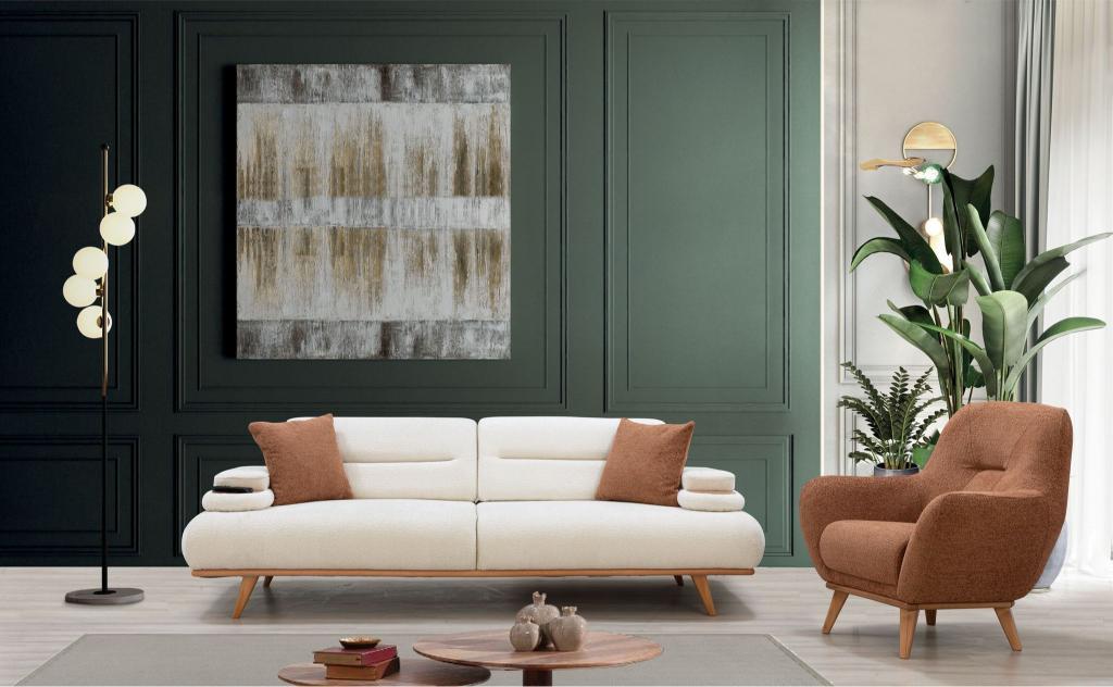 Dekorbizden Alvin Kahve Koltuk Takımı