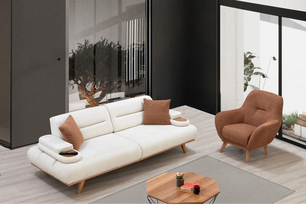 Dekorbizden Alvin Kahve Koltuk Takımı