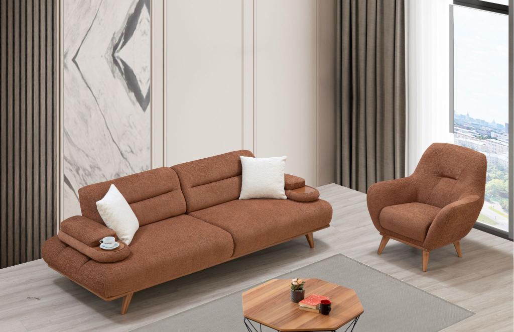 Dekorbizden Alvin Kahve Koltuk Takımı