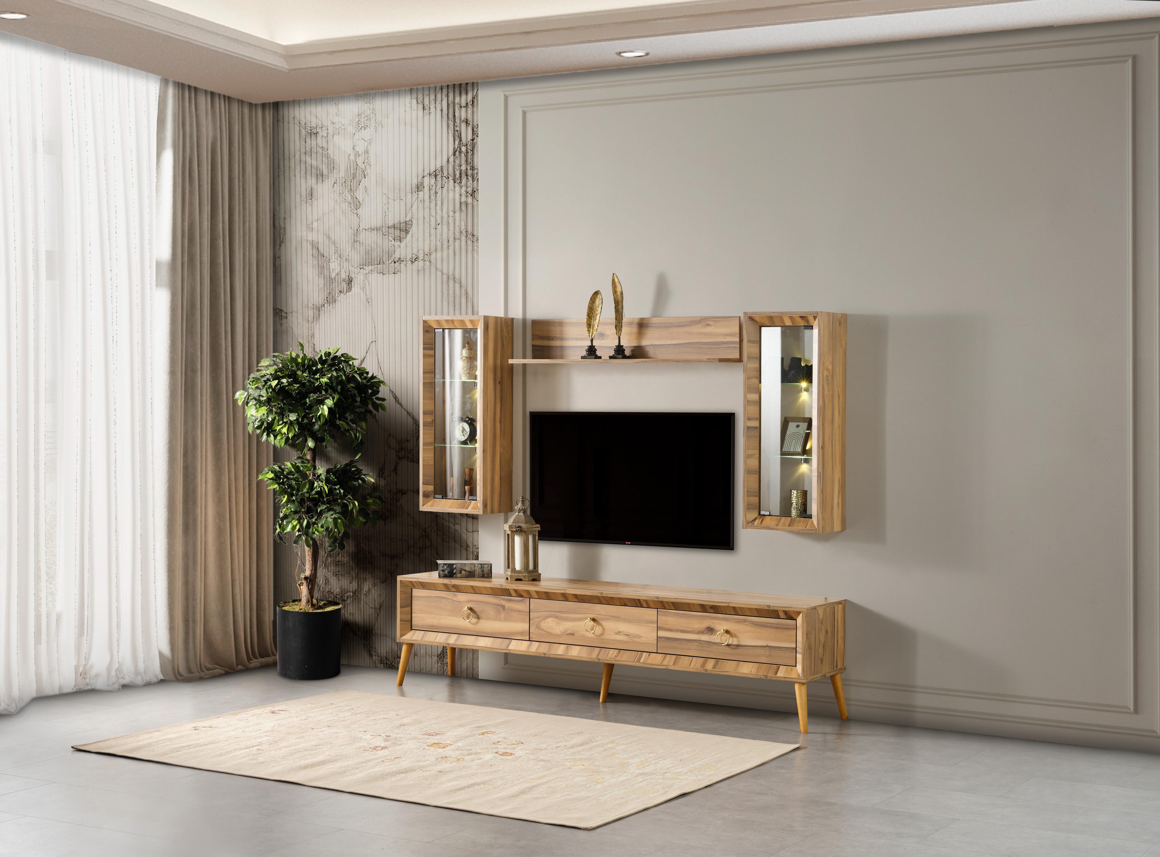 Dekorbizden Anadolu Ceviz Tv Ünitesi