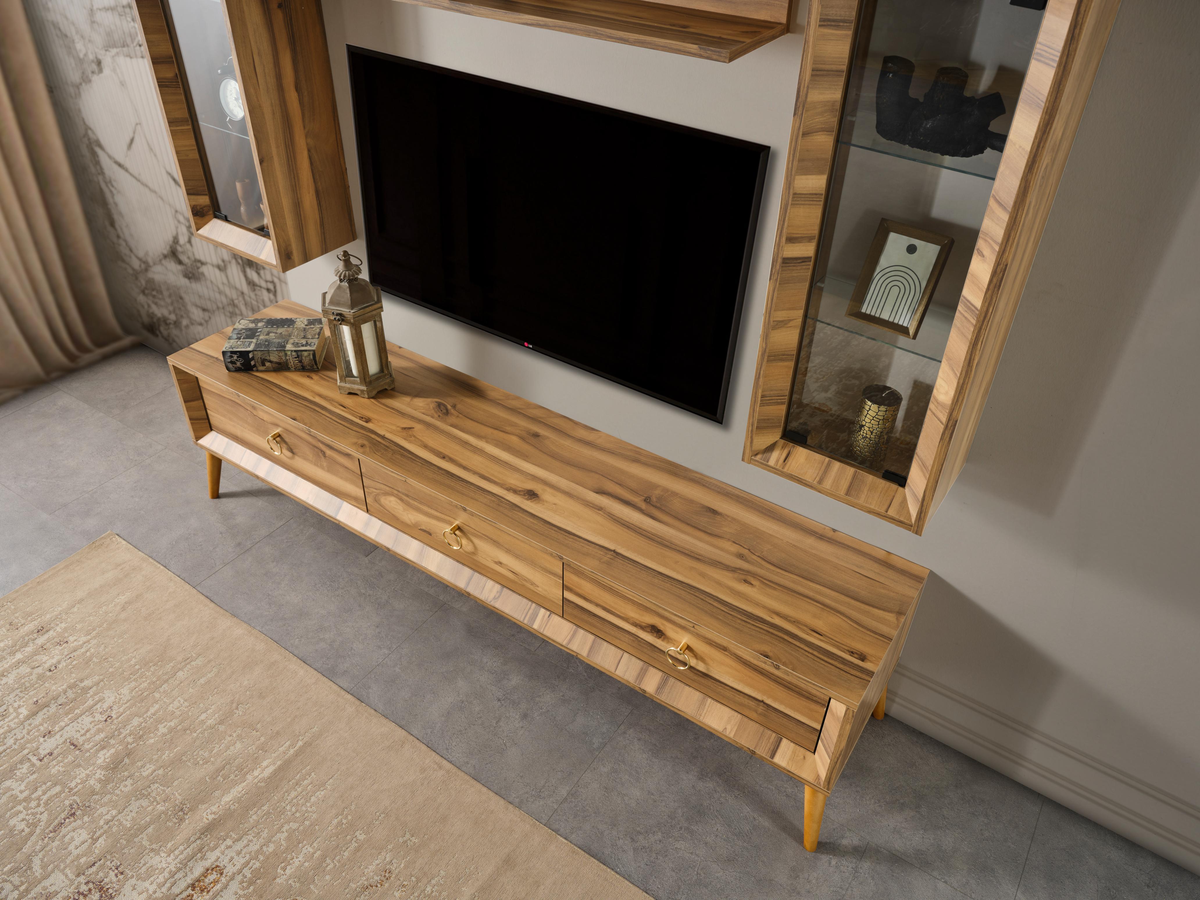 Dekorbizden Anadolu Ceviz Tv Ünitesi