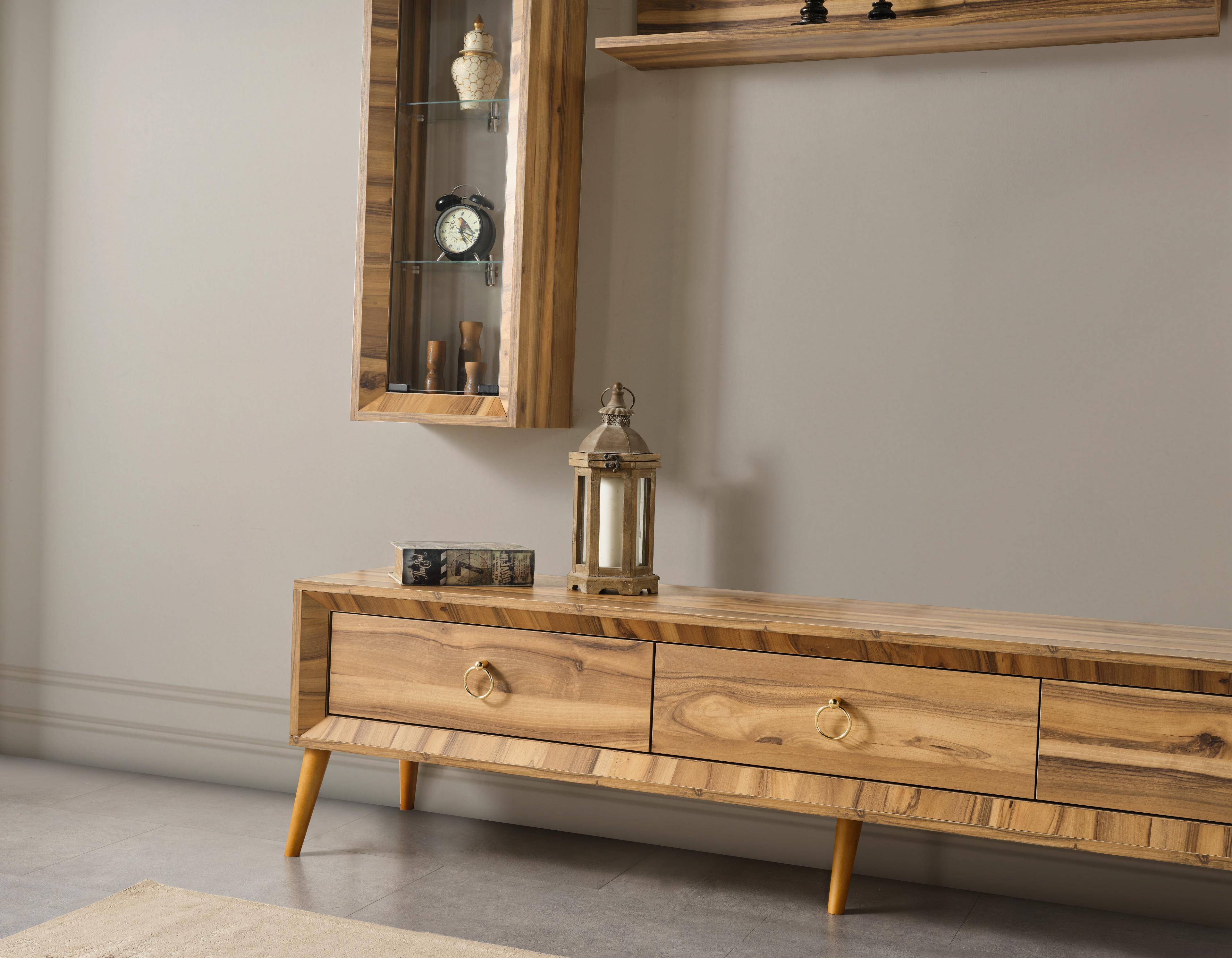 Dekorbizden Anadolu Ceviz Tv Ünitesi