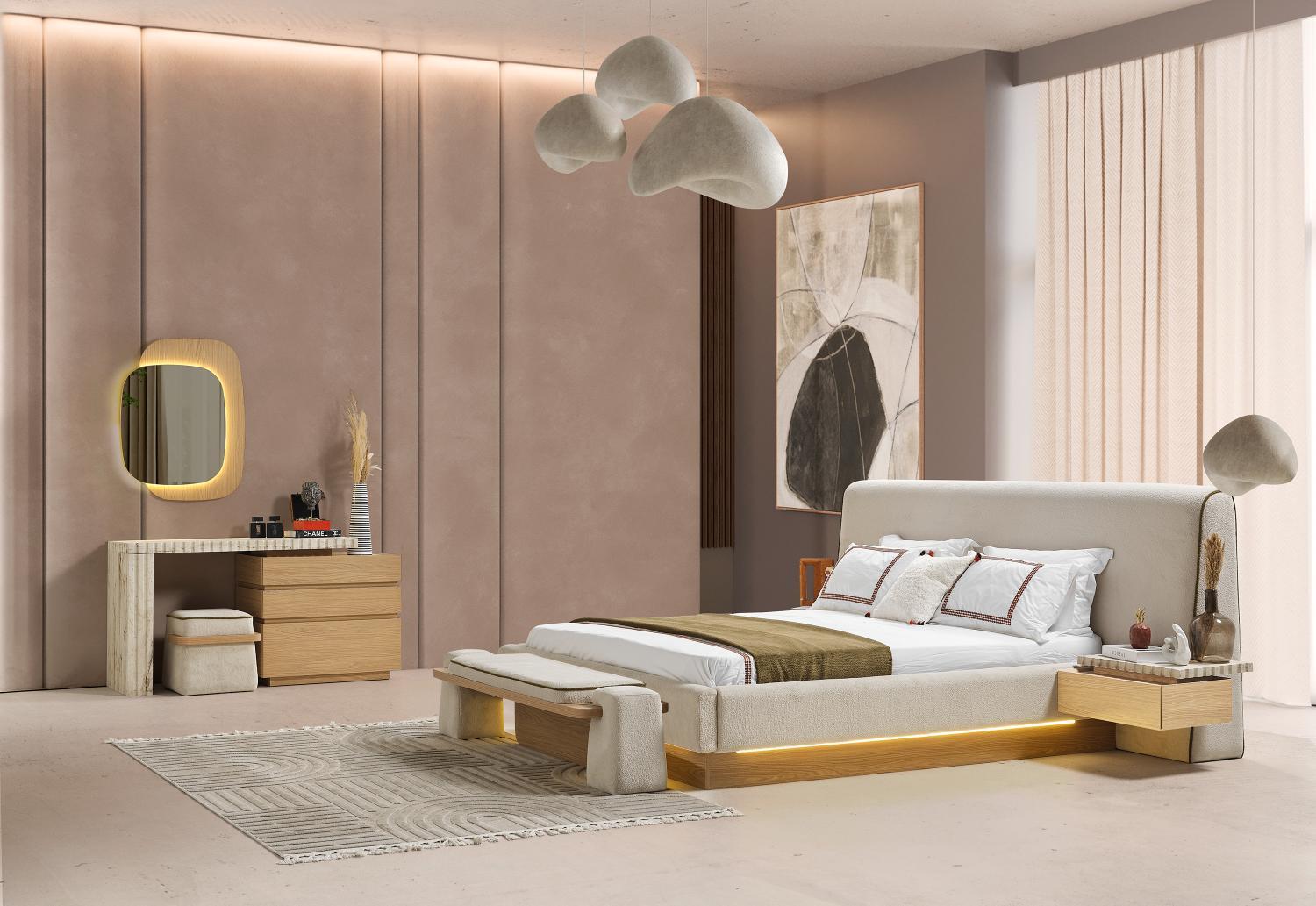 Dekorbizden Angel Yatak Odası Karyola