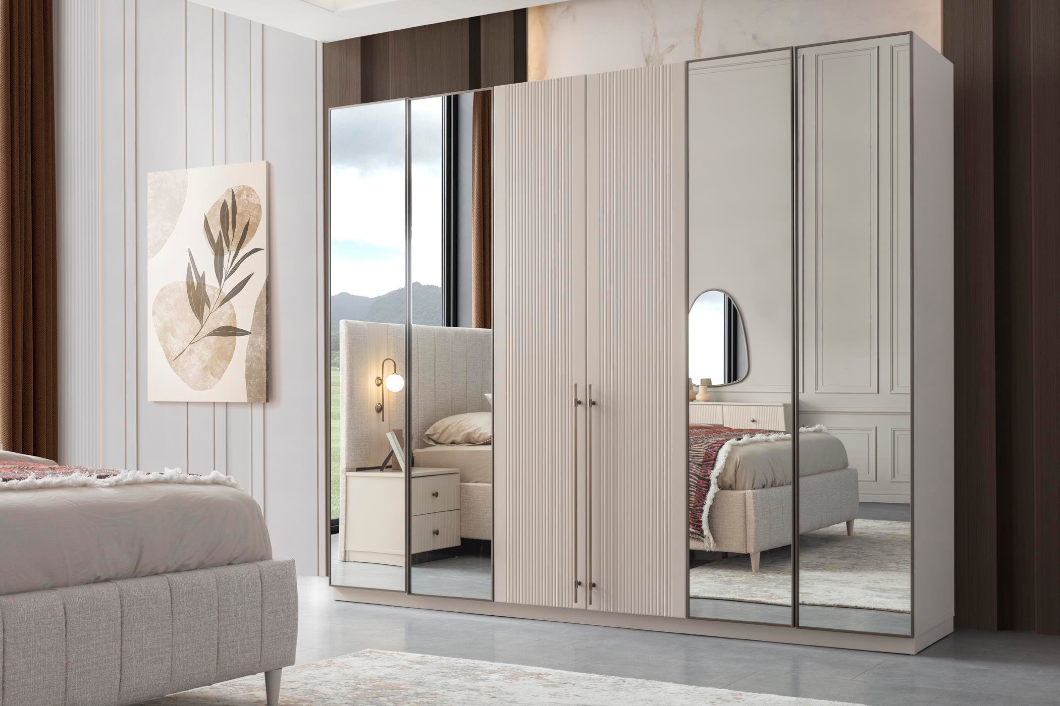 Dekorbizden Antik Yatak Odası Gardırop