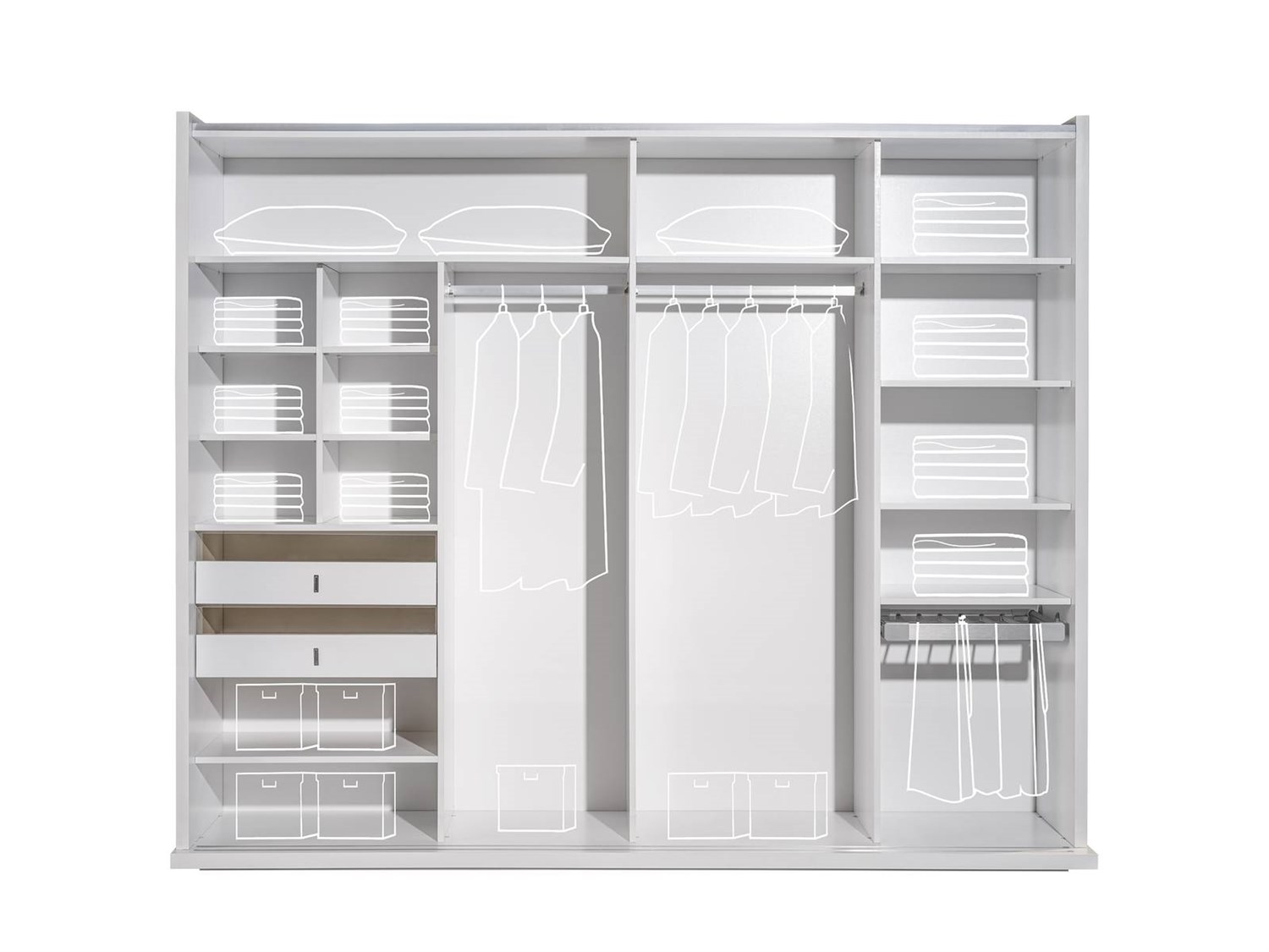 Dekorbizden Aqua Yatak Odası Gardırop