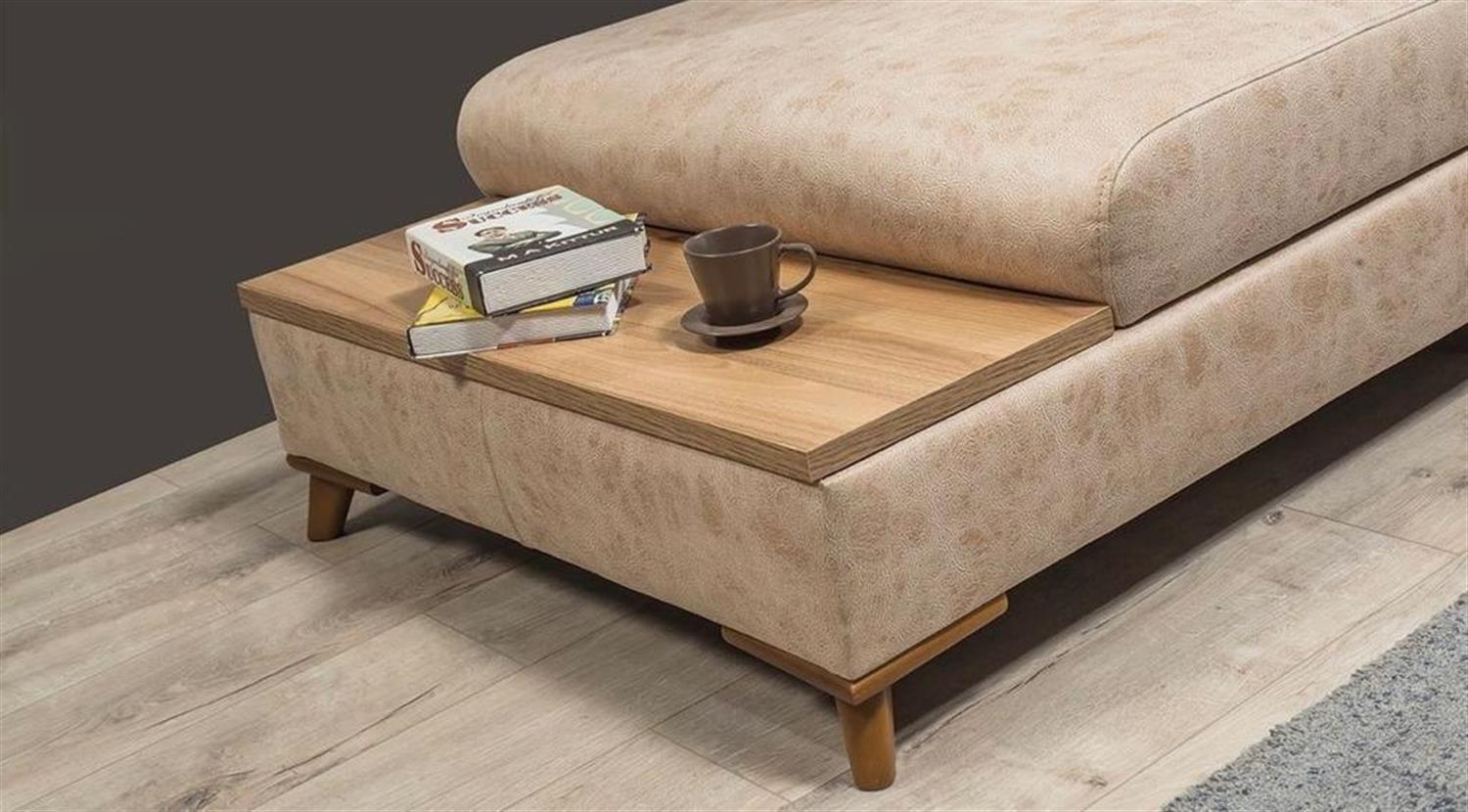 Dekorbizden Arya Zen Sandıklı Ve Yataklı Köşe Koltuk