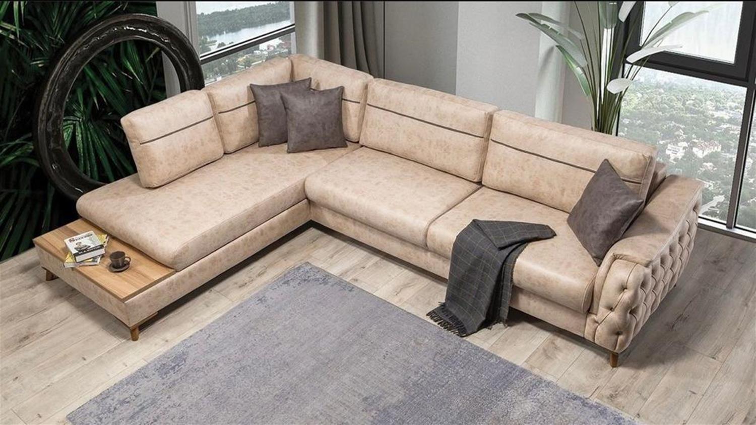 Dekorbizden Arya Zen Sandıklı Ve Yataklı Köşe Koltuk