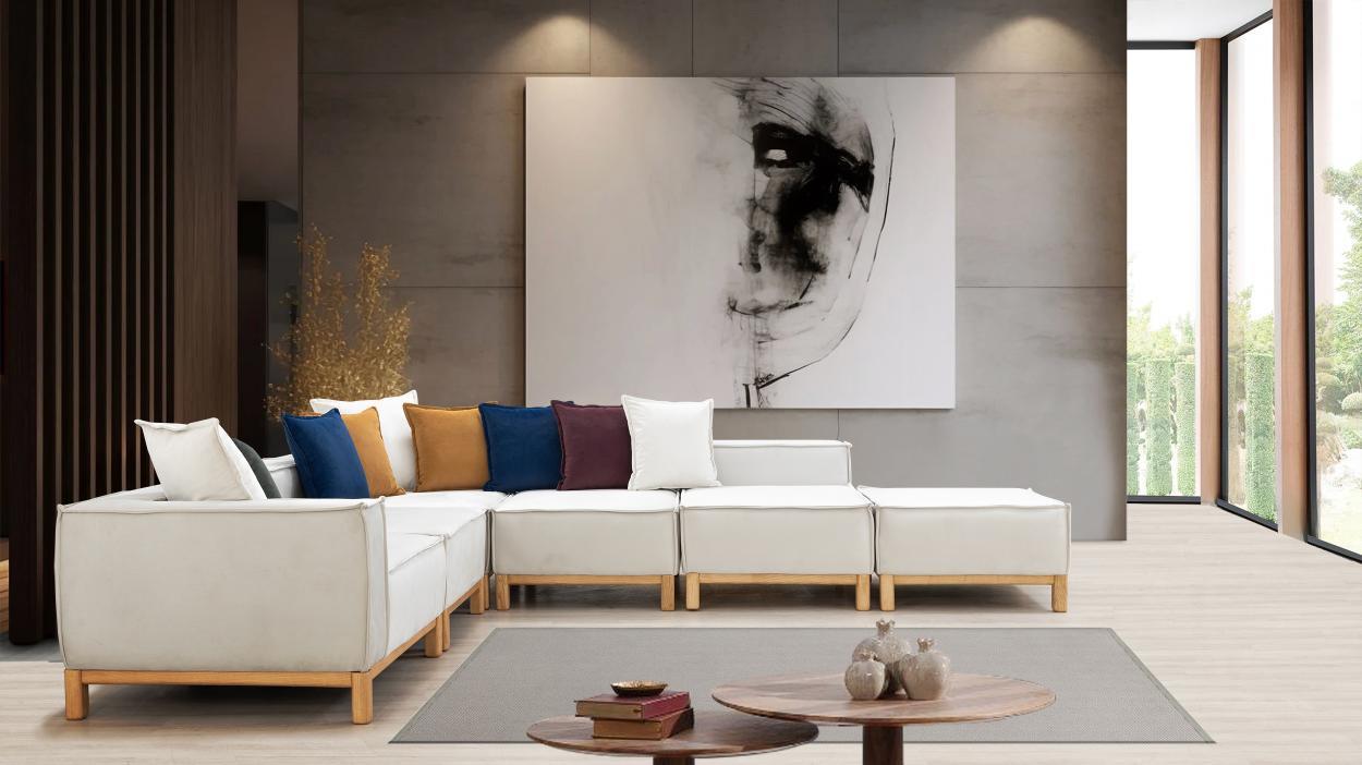 Dekorbizden Aspendos Köşe Koltuk