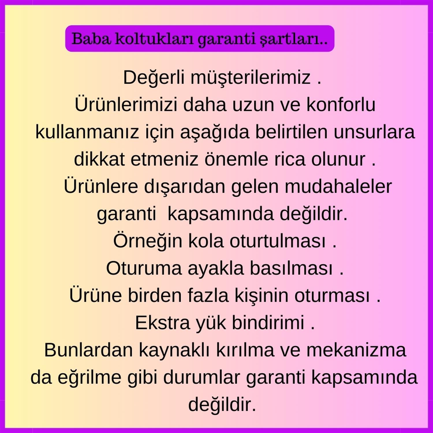 Dekorbizden Babil İkili Müzikli Baba Koltuğu