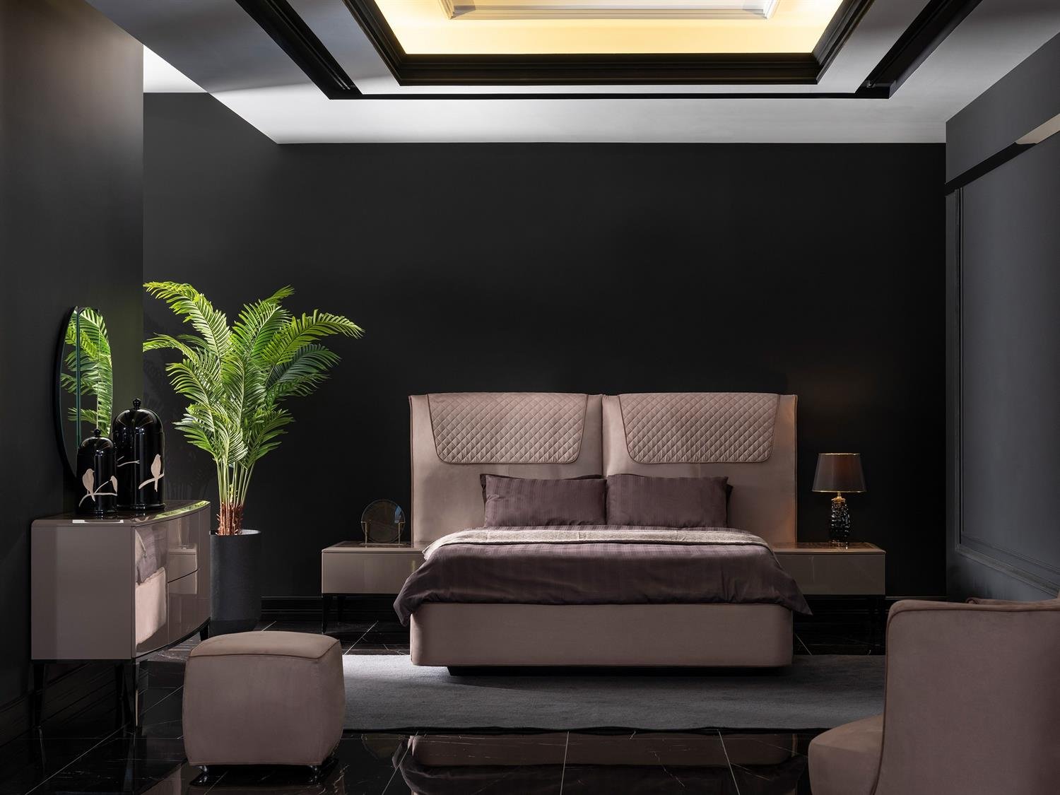 Dekorbizden Bentley Yatak Odası Karyola