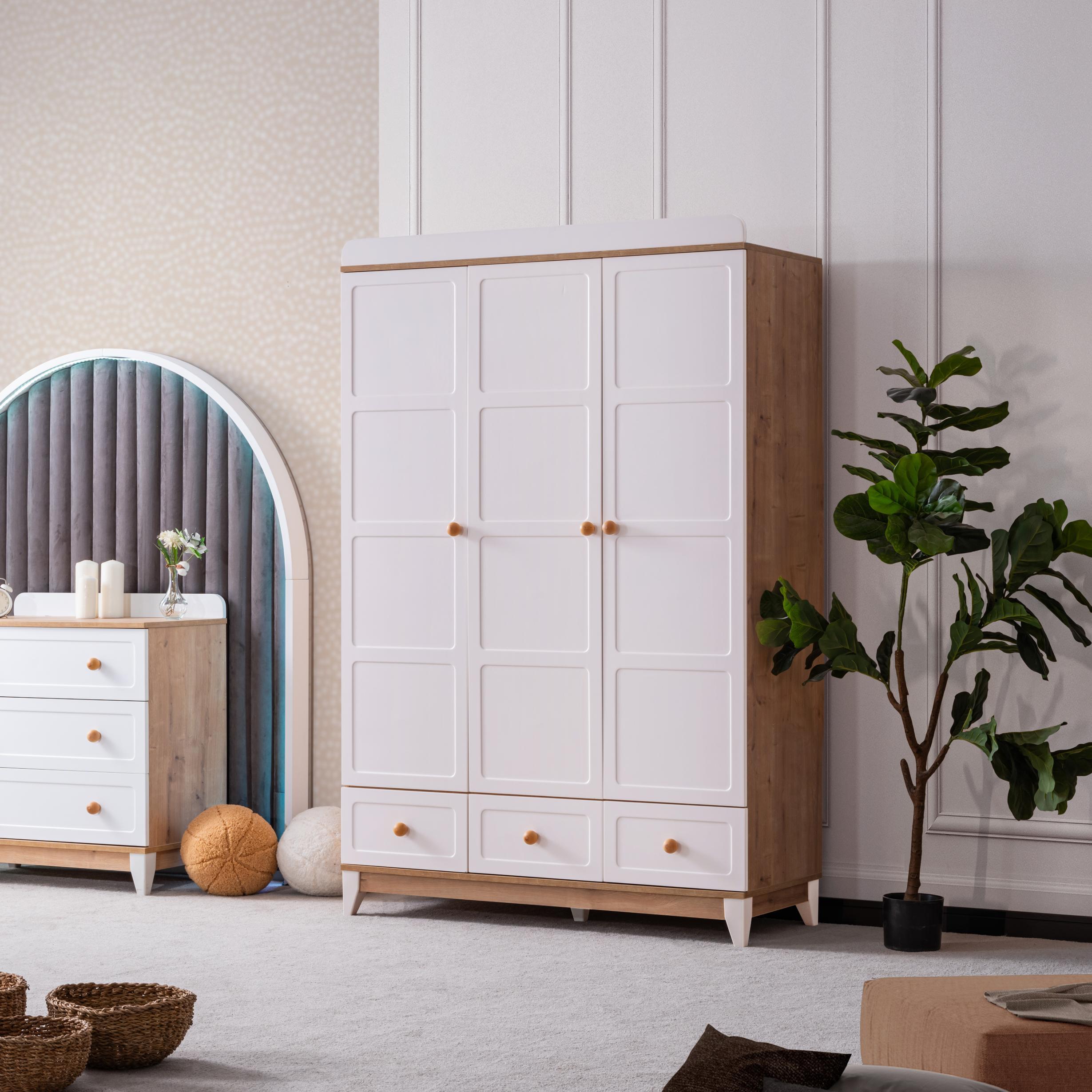 Dekorbizden Berlin Meşe Çocuk Odası Takımı