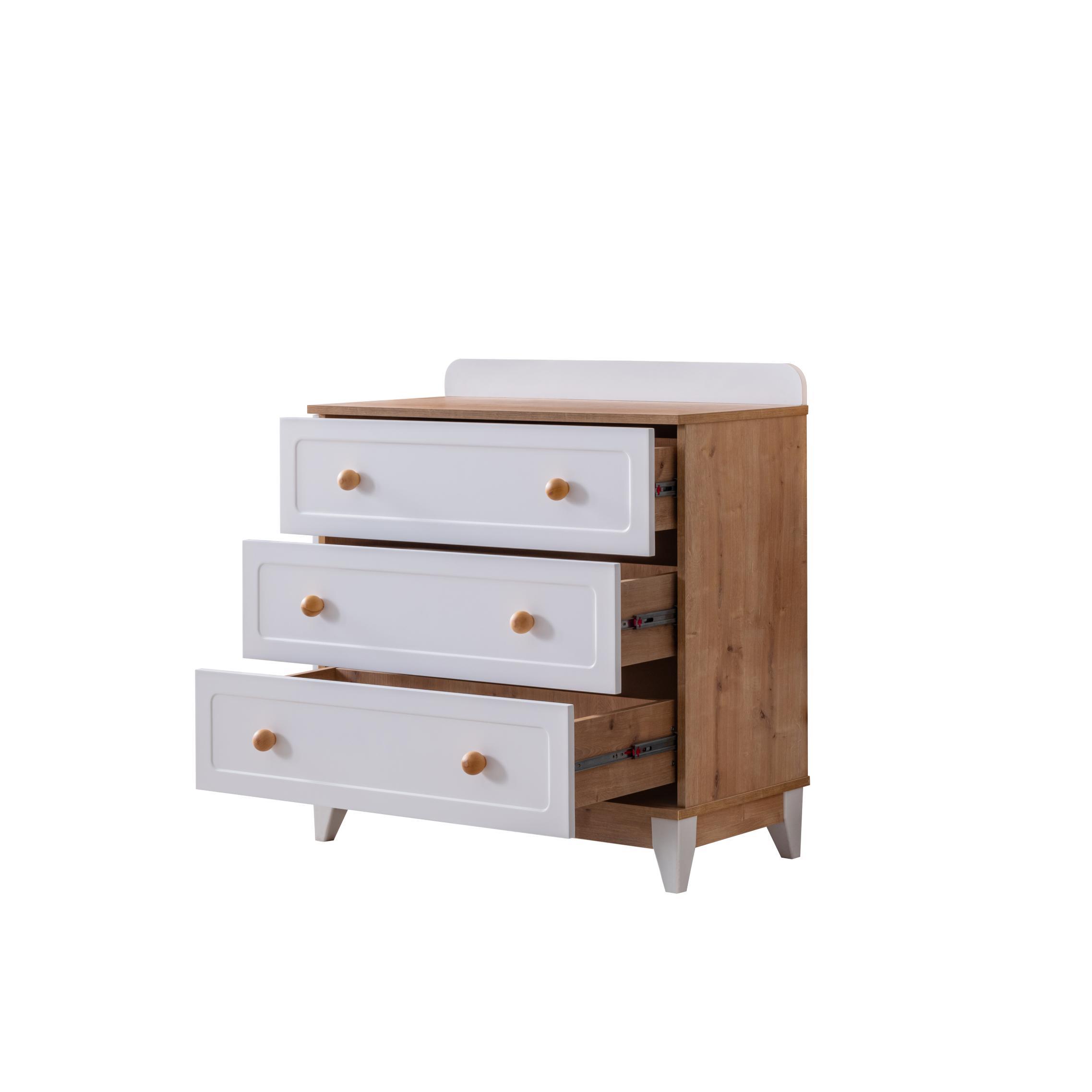 Dekorbizden Berlin Meşe Çocuk Odası Takımı