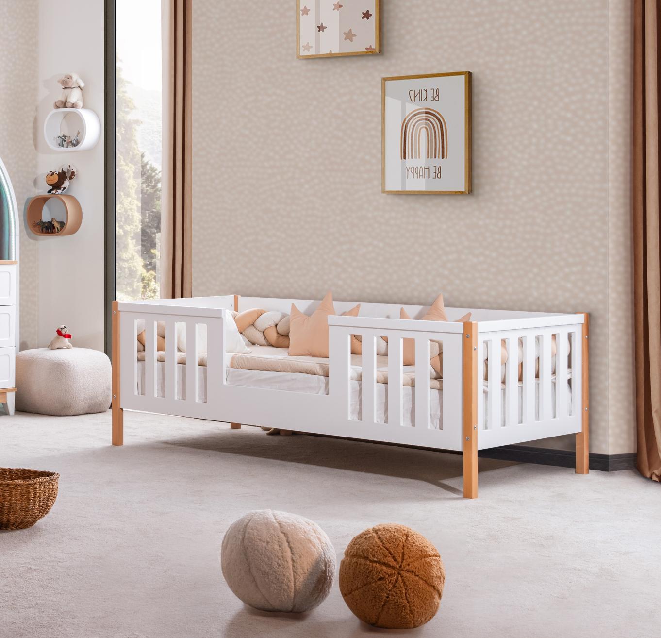 Dekorbizden Berlin Meşe Genç Odası Karyola