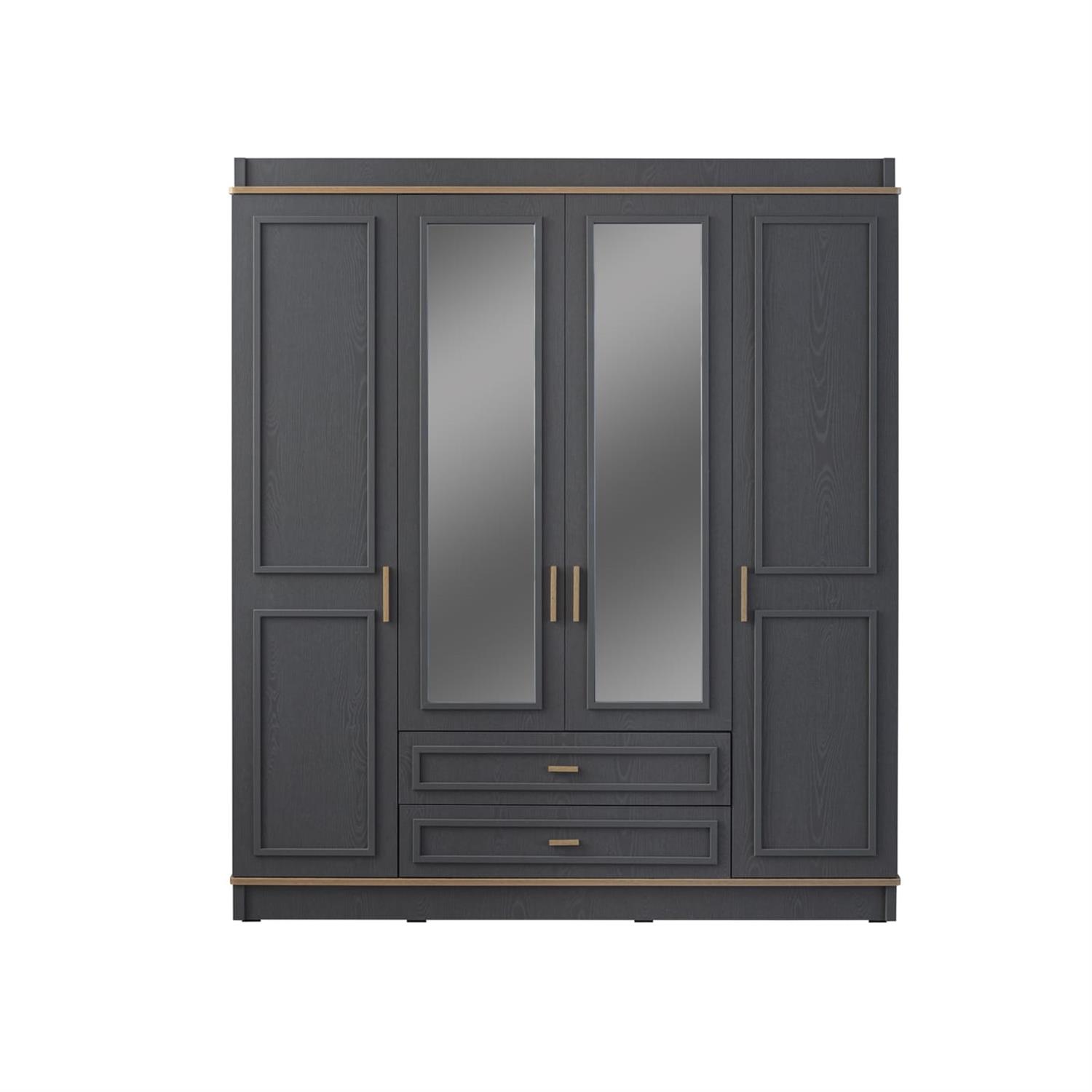 Dekorbizden Best Genç Odası 4 Kapılı Gardırop