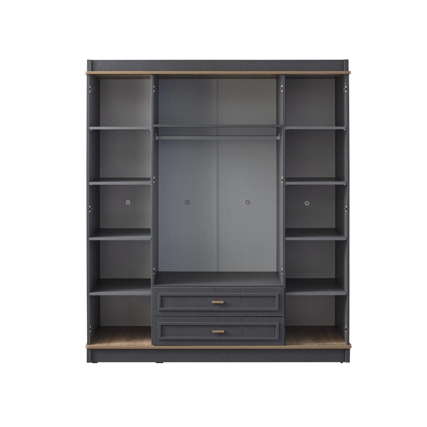 Dekorbizden Best Genç Odası 4 Kapılı Gardırop