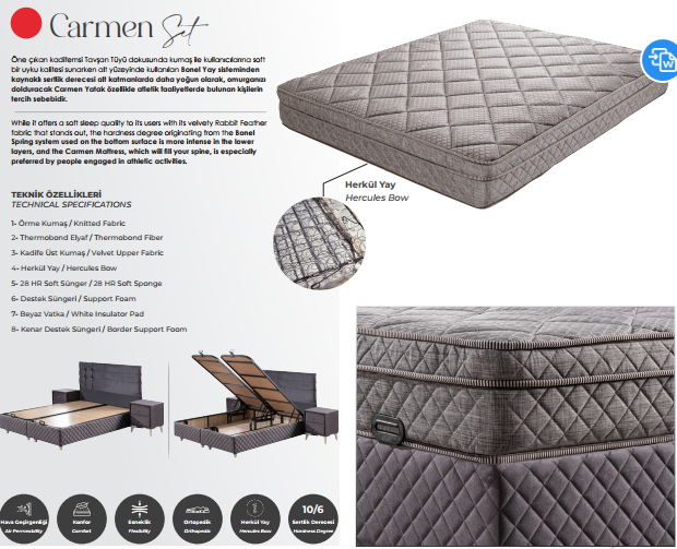 Dekorbizden Carmen Baza Seti 