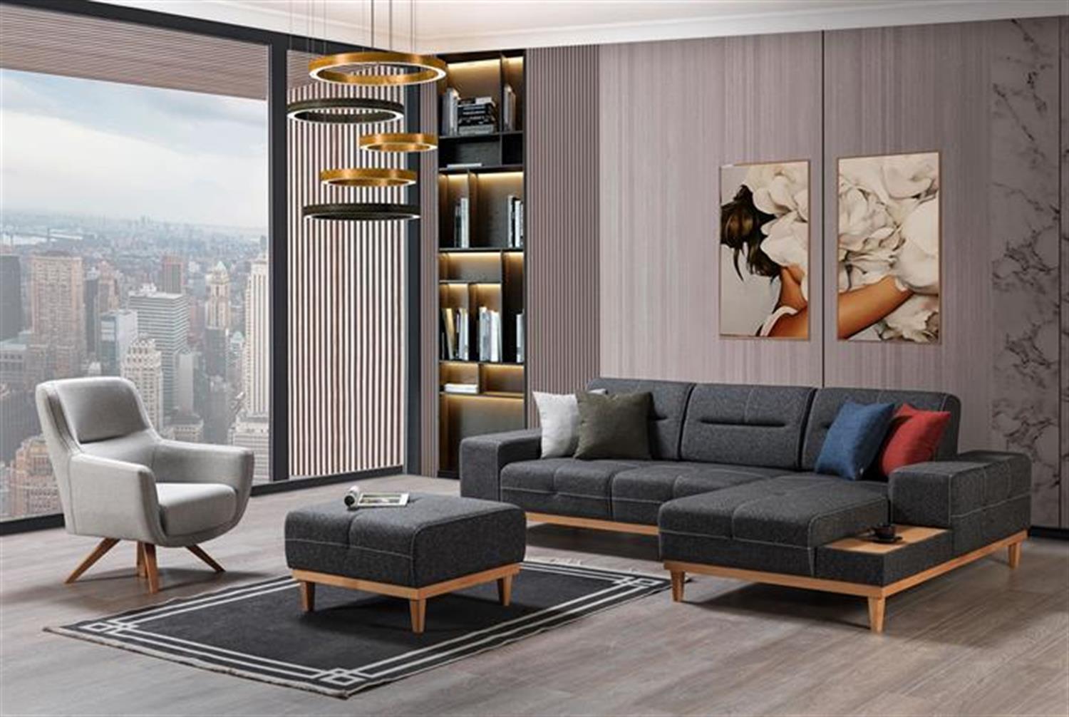 Dekorbizden City Köşe Koltuk