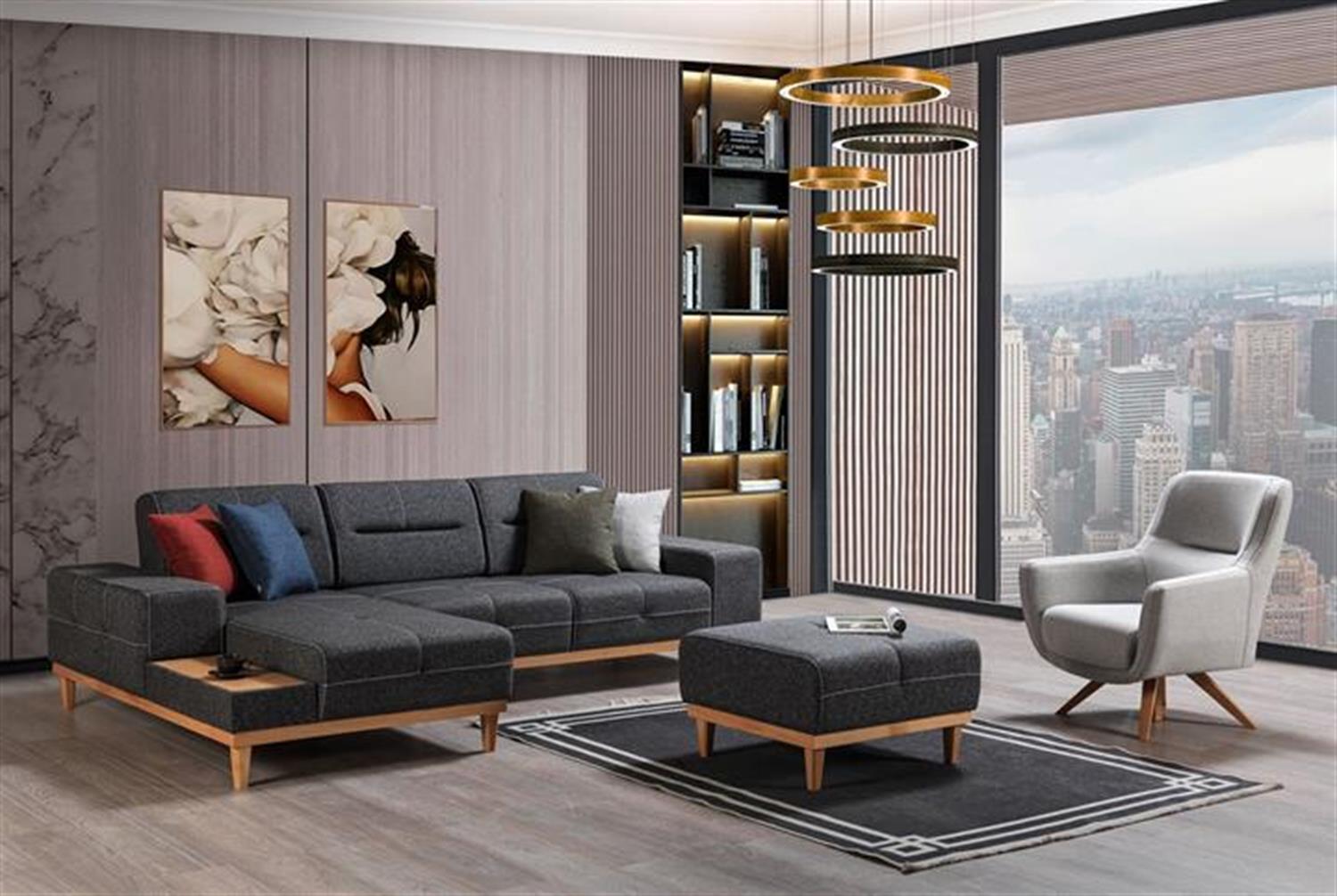 Dekorbizden City Köşe Koltuk