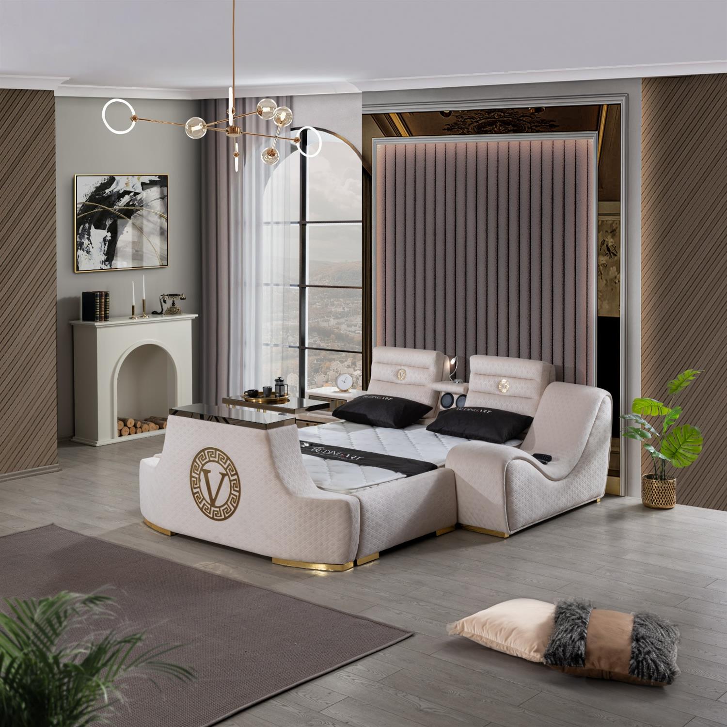 Dekorbizden Comfort Life Akıllı Karyola Set 