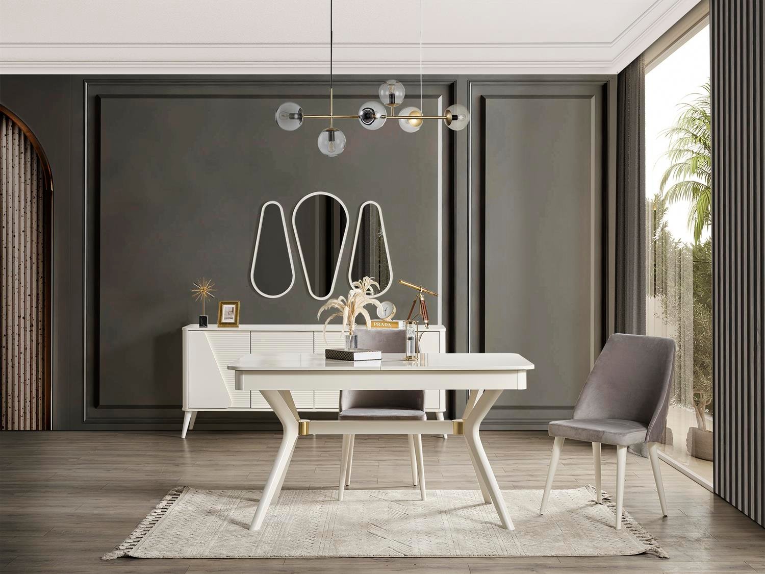 Dekorbizden Damla Yemek Odası Masa