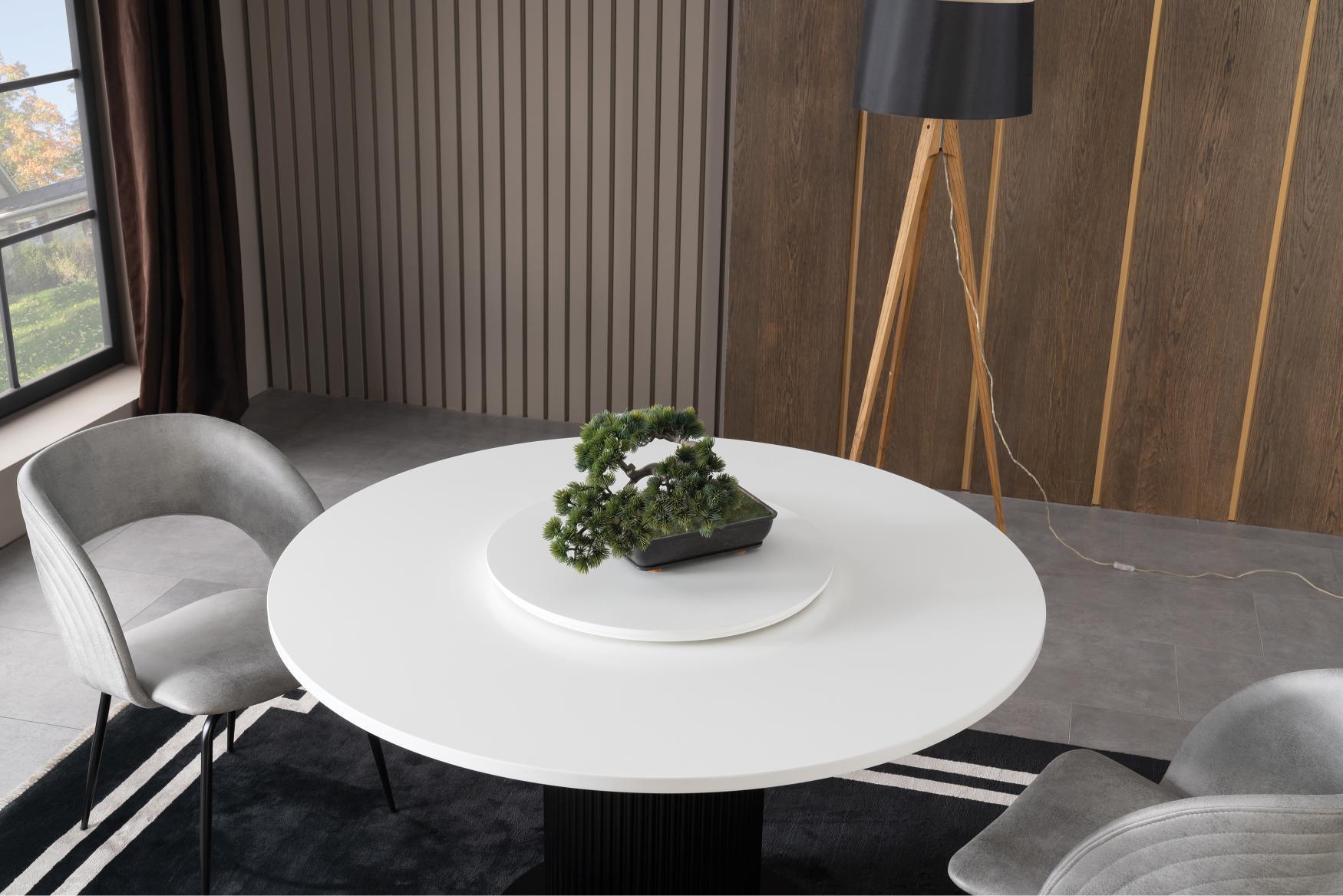 Dekorbizden Dönence Siyah Yemek Masası Takımı