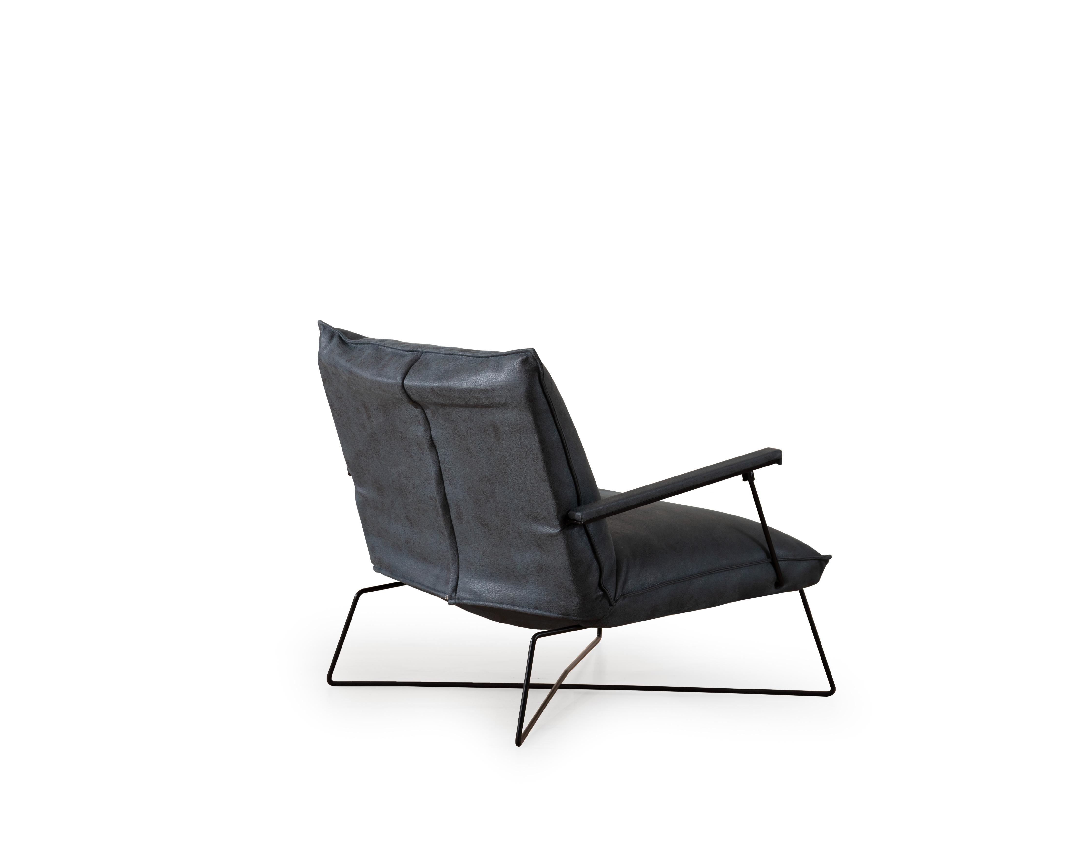 Dekorbizden Dorchy Antrasit Tek Kişilik Yataklı Berjer