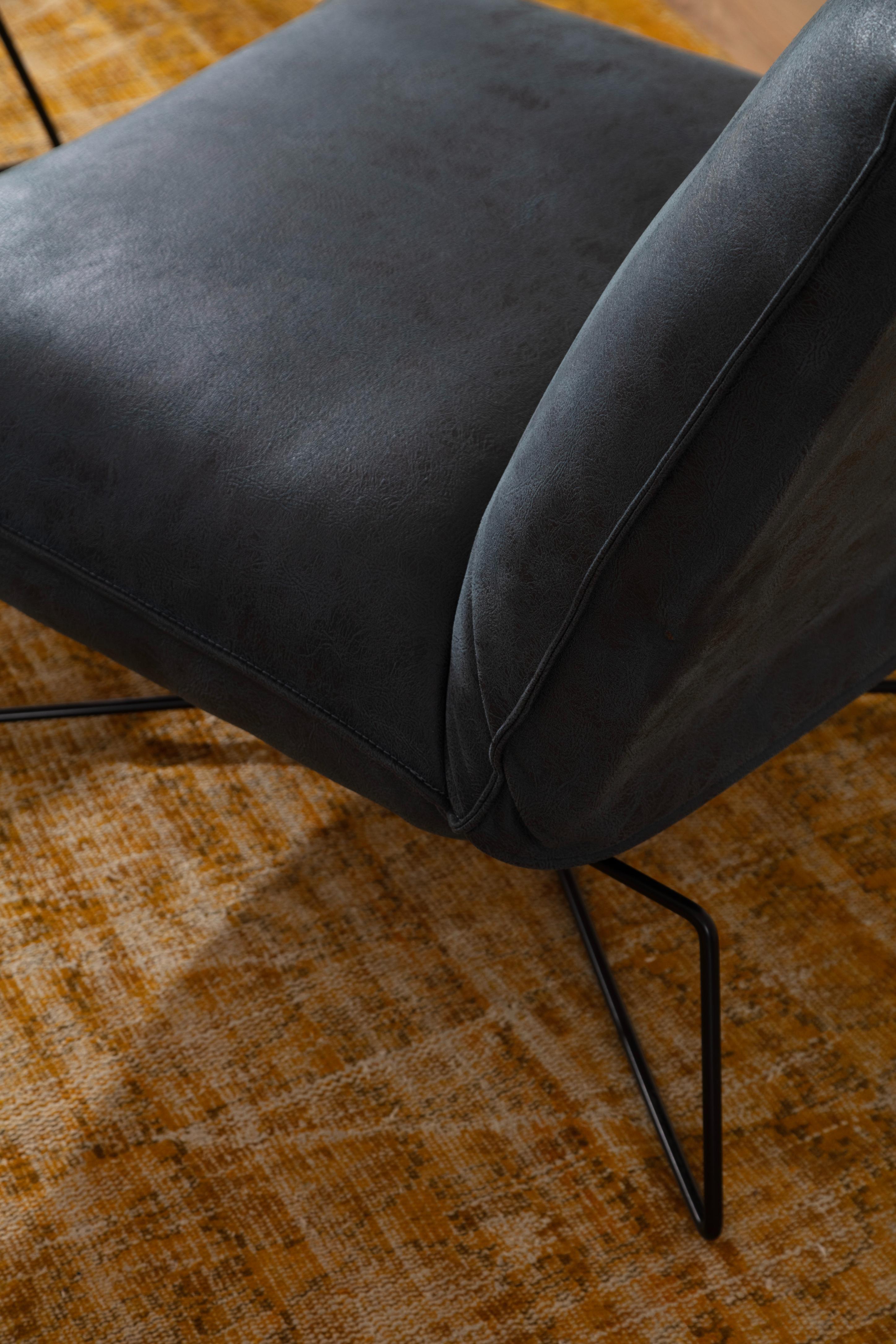 Dekorbizden Dorchy Antrasit Tek Kişilik Yataklı Berjer