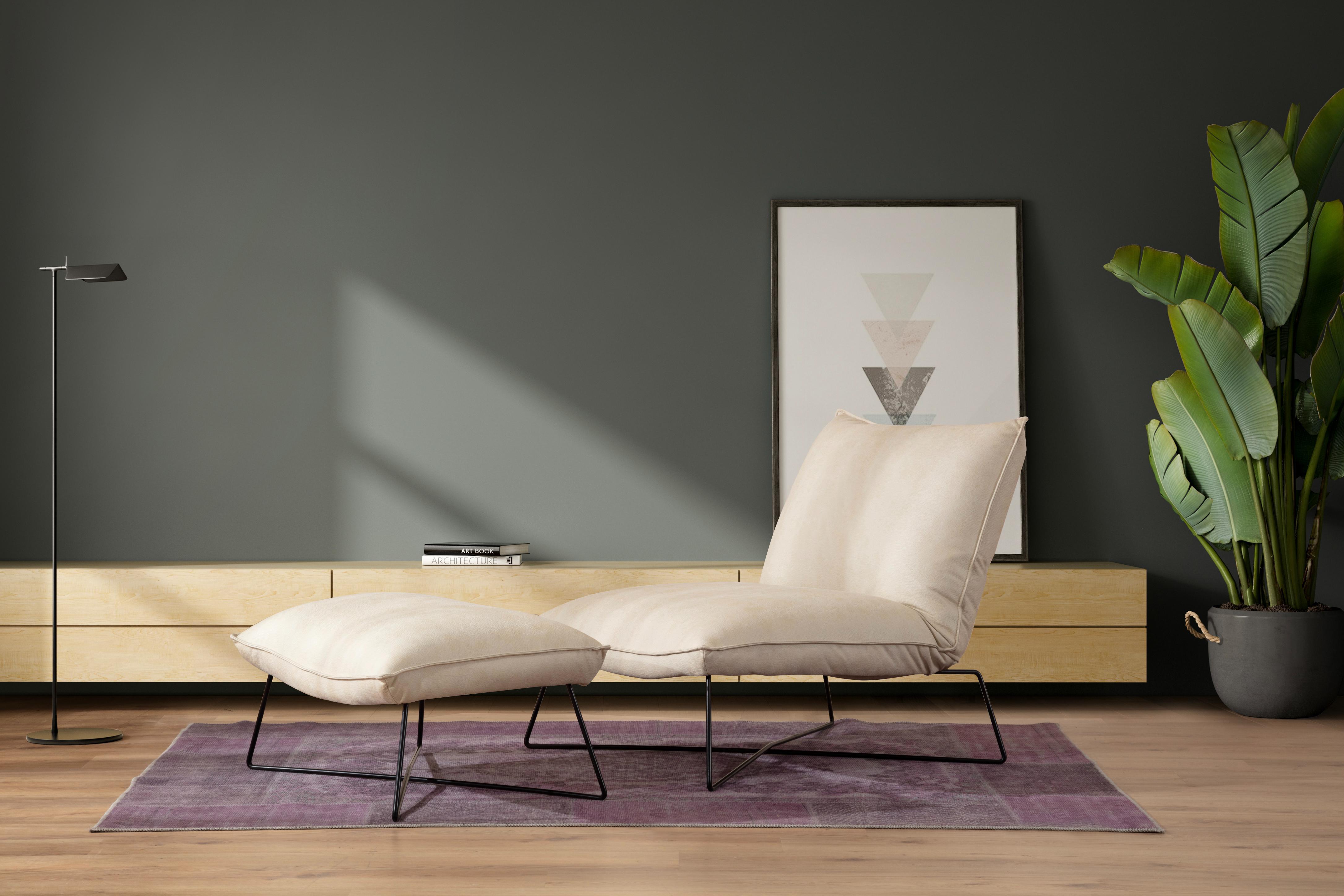 Dekorbizden Dorchy Beyaz Tek Kişilik Yataklı Berjer