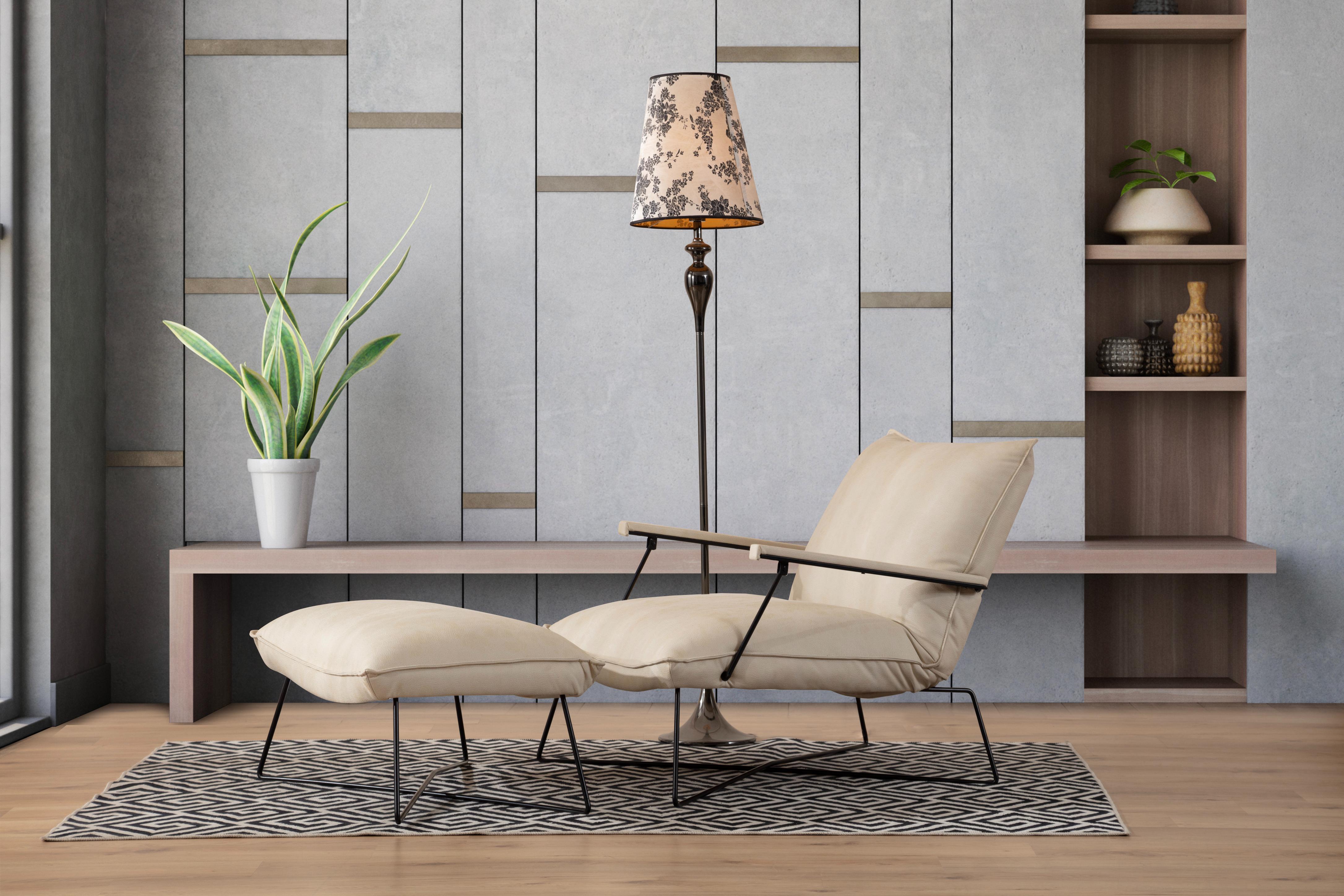 Dekorbizden Dorchy Beyaz Tek Kişilik Yataklı Berjer