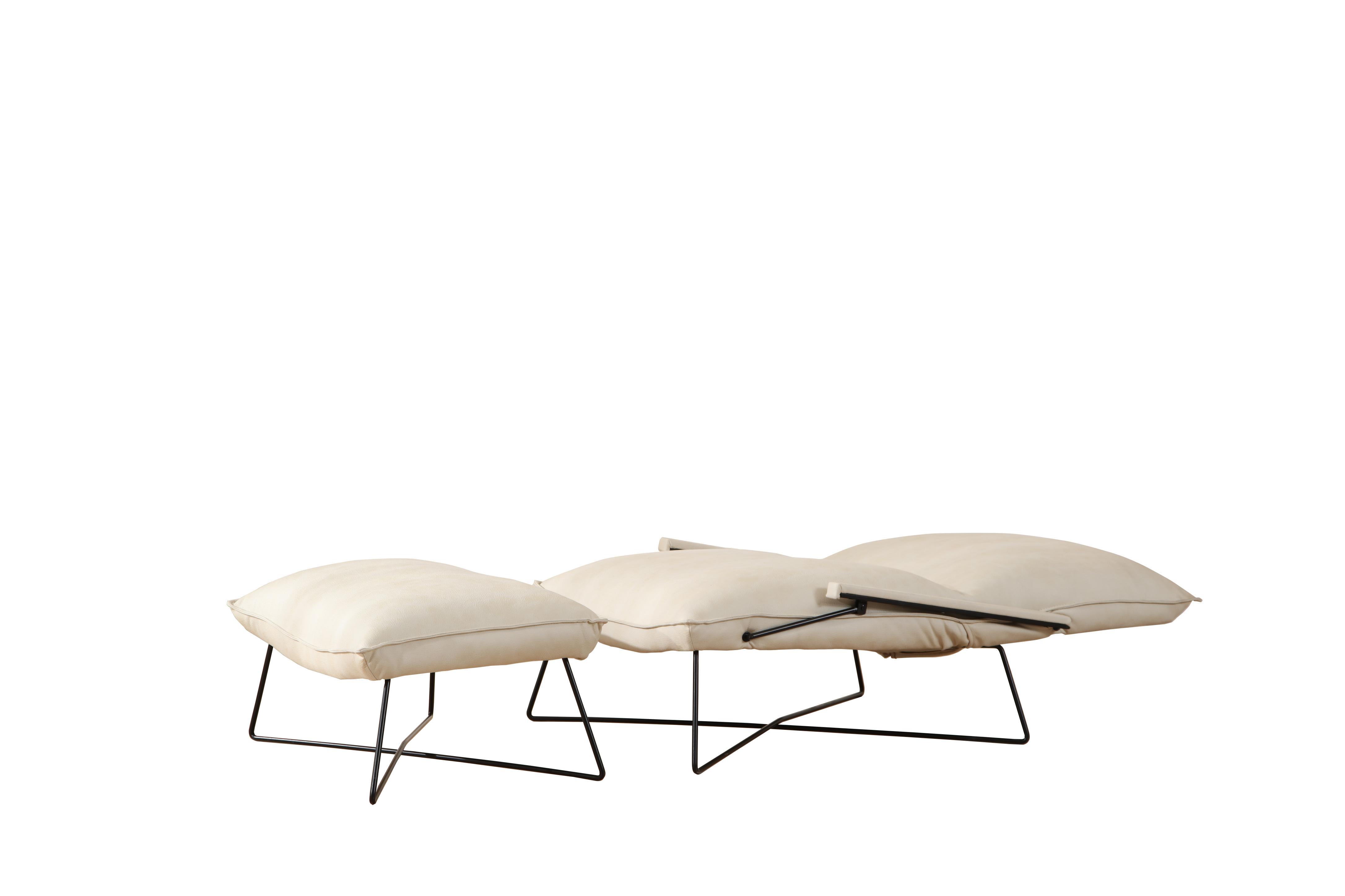 Dekorbizden Dorchy Beyaz Tek Kişilik Yataklı Berjer