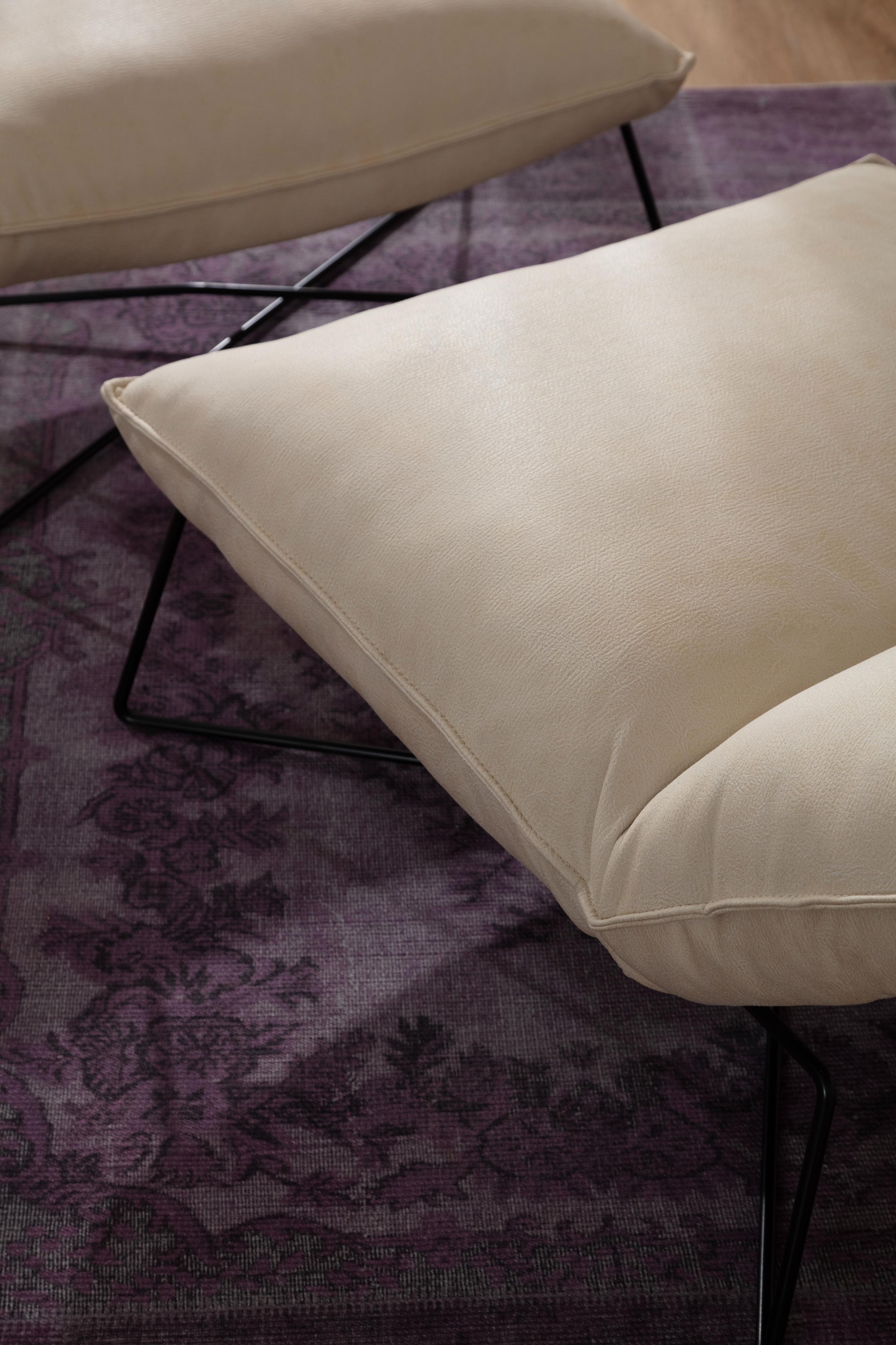 Dekorbizden Dorchy Beyaz Tek Kişilik Yataklı Berjer