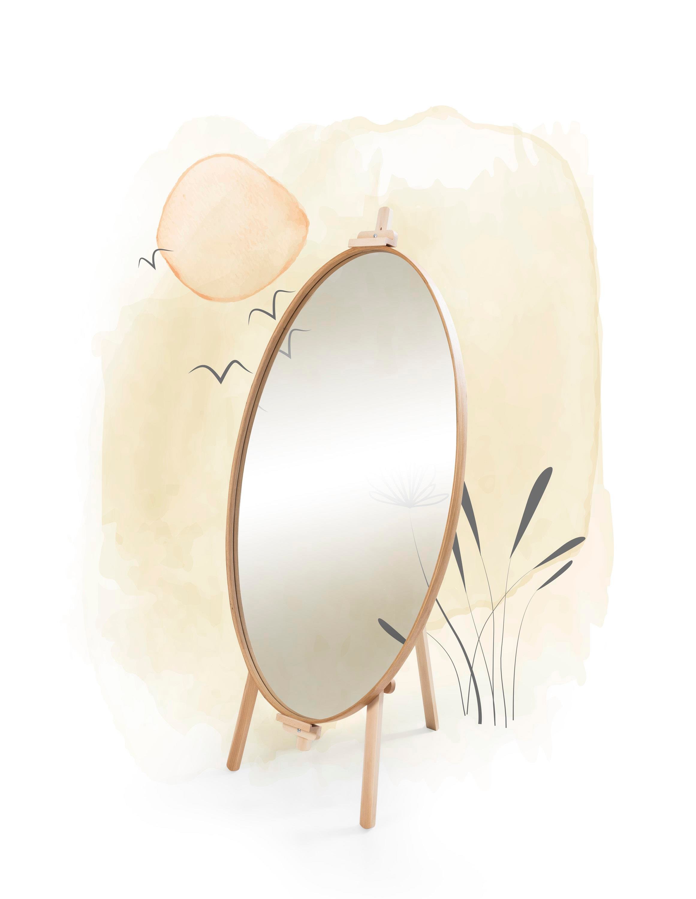 Dekorbizden Elips Boy Aynası