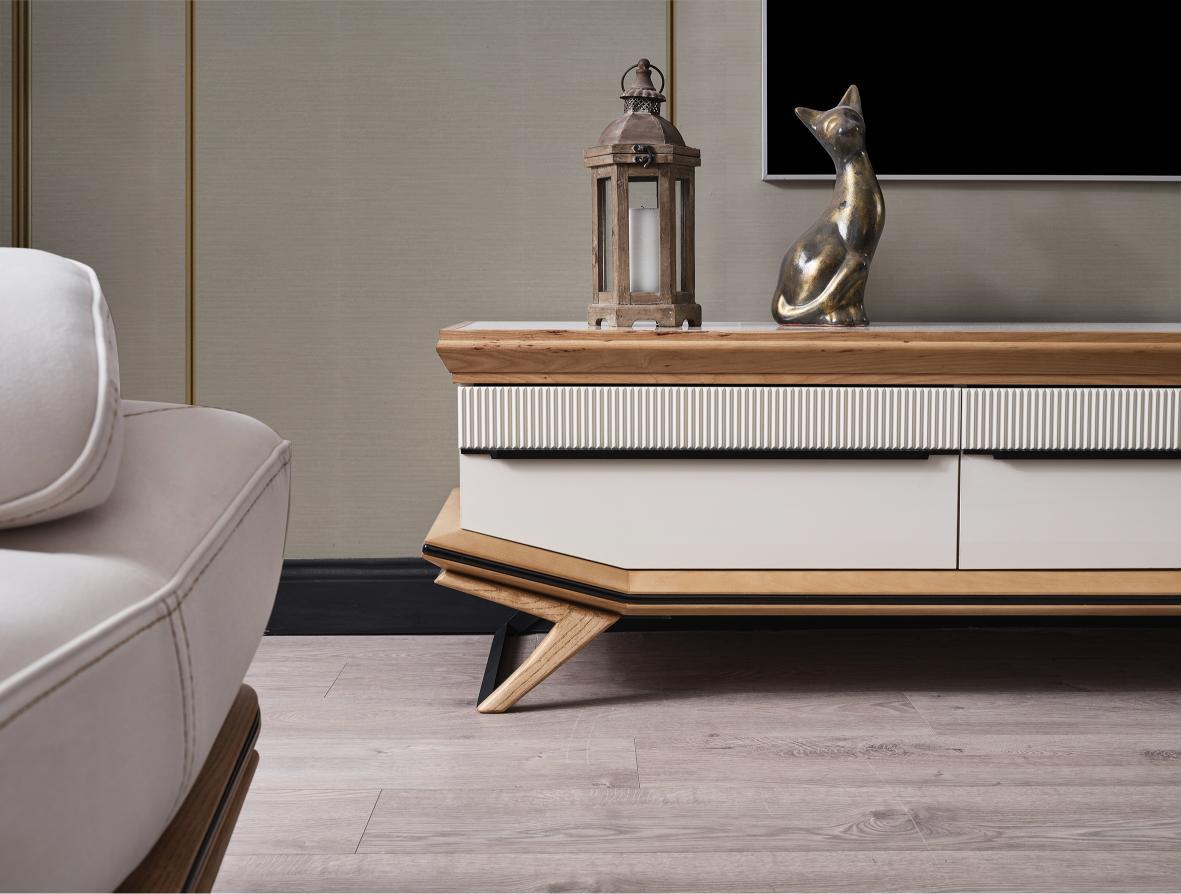 Dekorbizden Elize Ahşap Tv Ünitesi