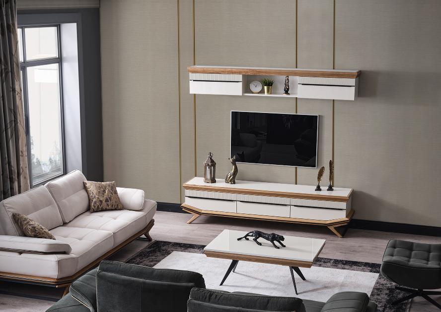 Dekorbizden Elize Ahşap Tv Ünitesi