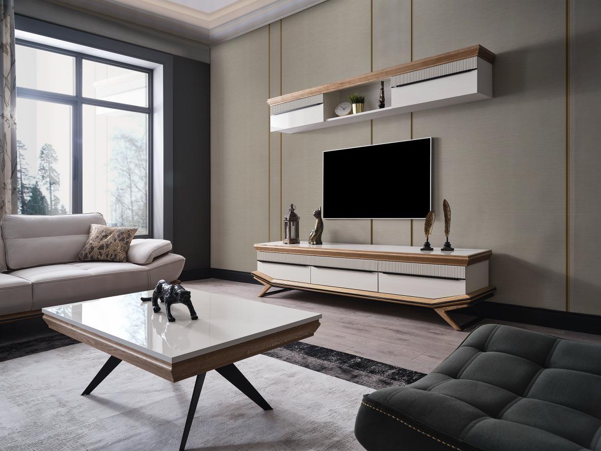 Dekorbizden Elize Ahşap Tv Ünitesi