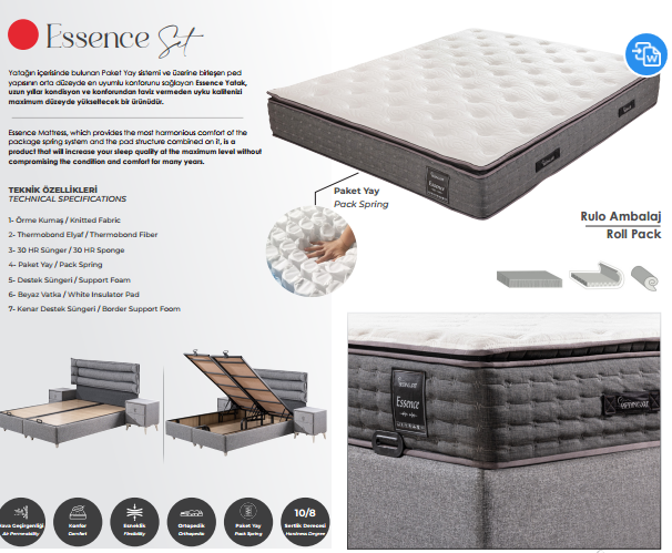 Dekorbizden Esence Karyola Set 