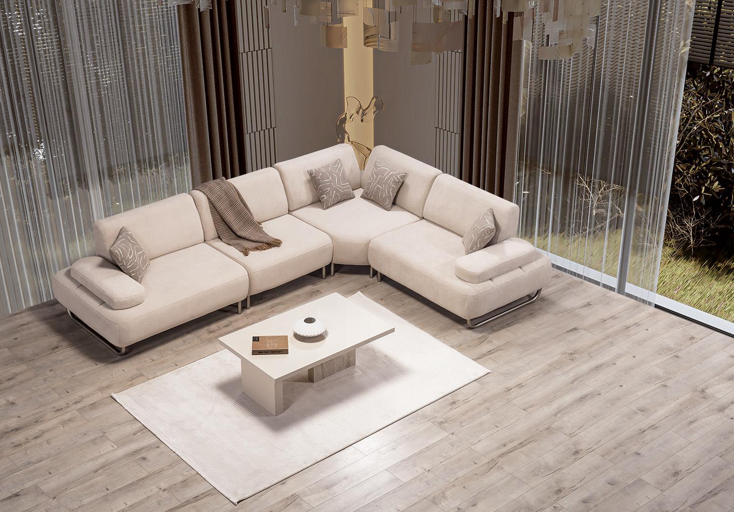 Dekorbizden Esila Köşe Koltuk (Ara Modülsüz)