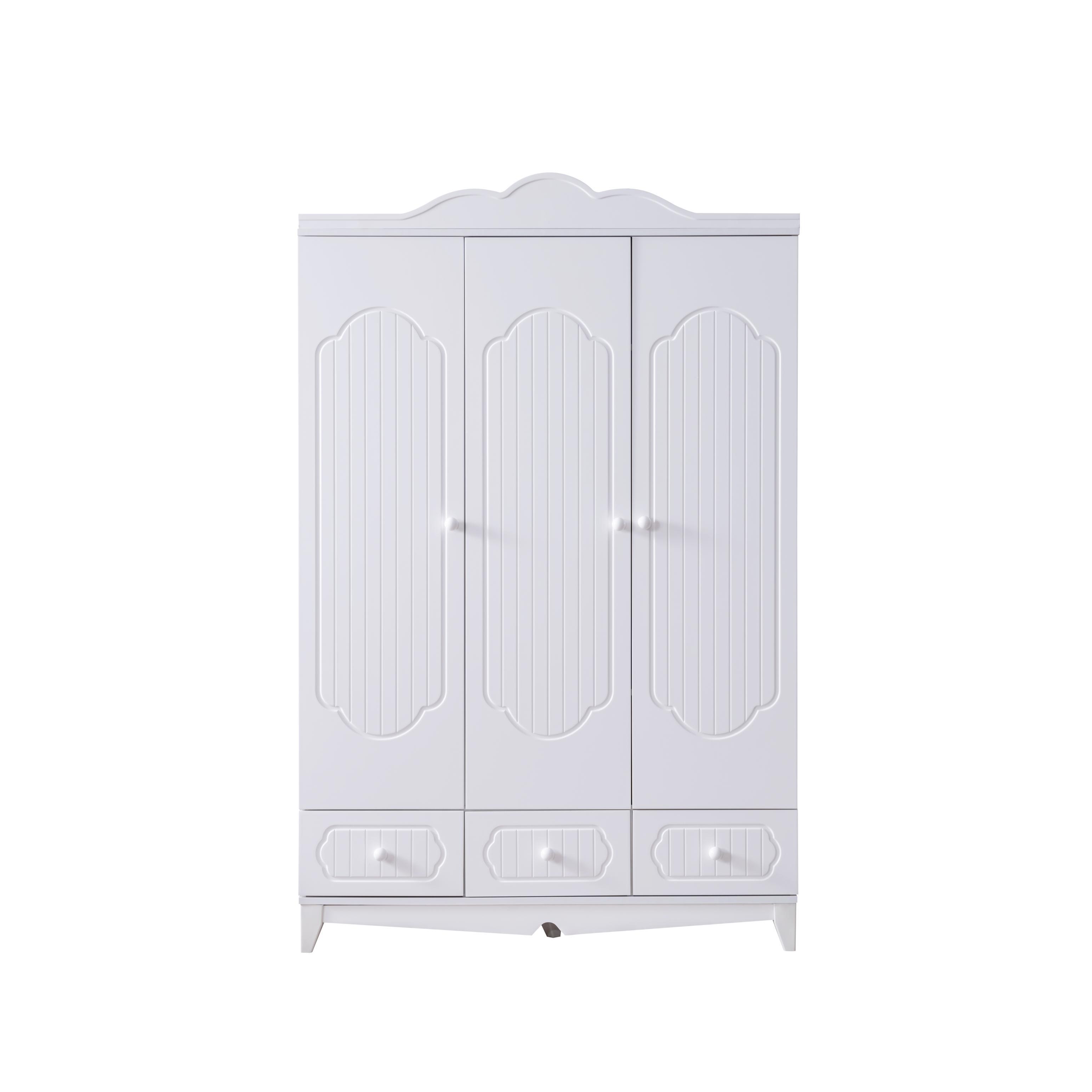 Dekorbizden Flower Pembe Genç Odası Gardırop