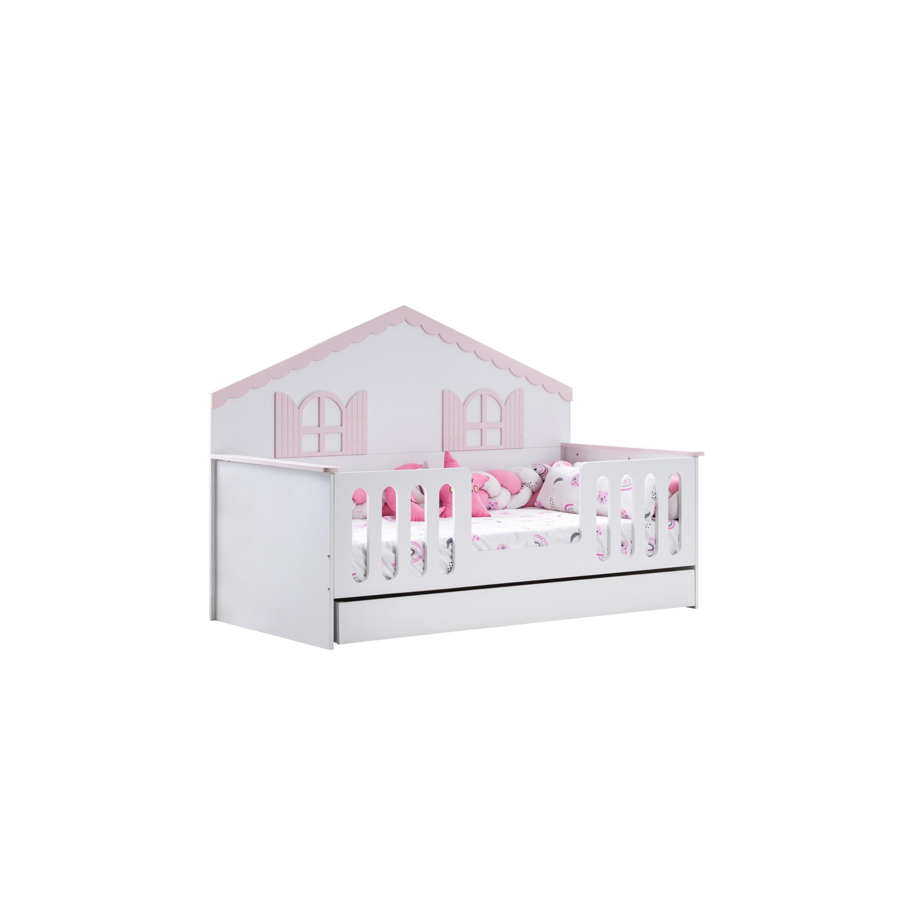 Dekorbizden Flower Pembe Montessöri Çocuk Odası Takımı