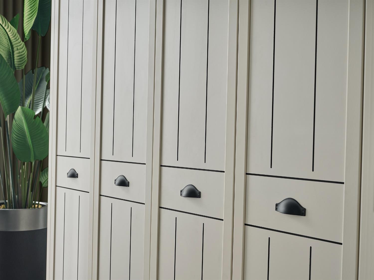 Dekorbizden Gize Genç Odası 4 Kapılı Dolap