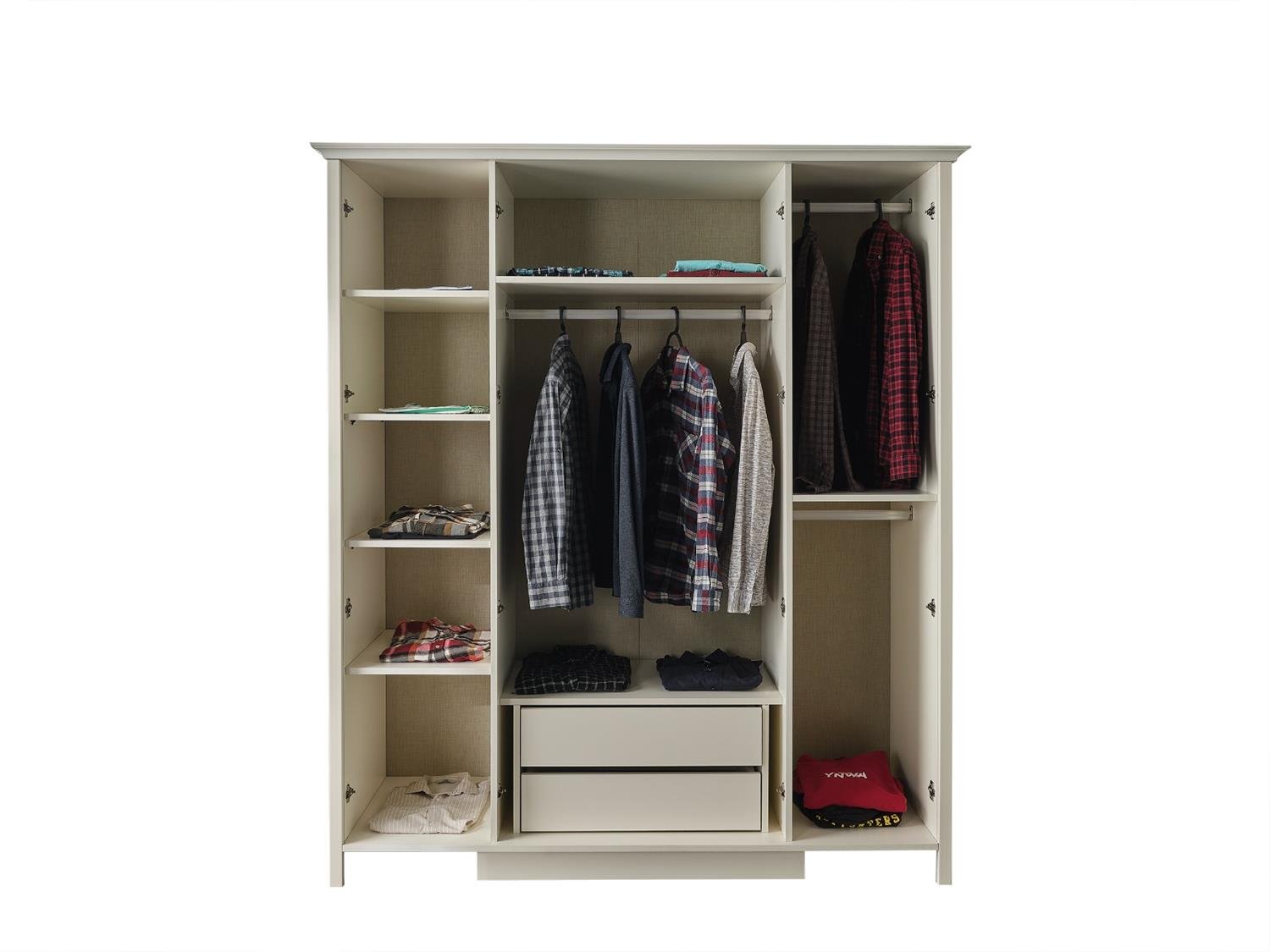 Dekorbizden Gize Genç Odası 4 Kapılı Dolap