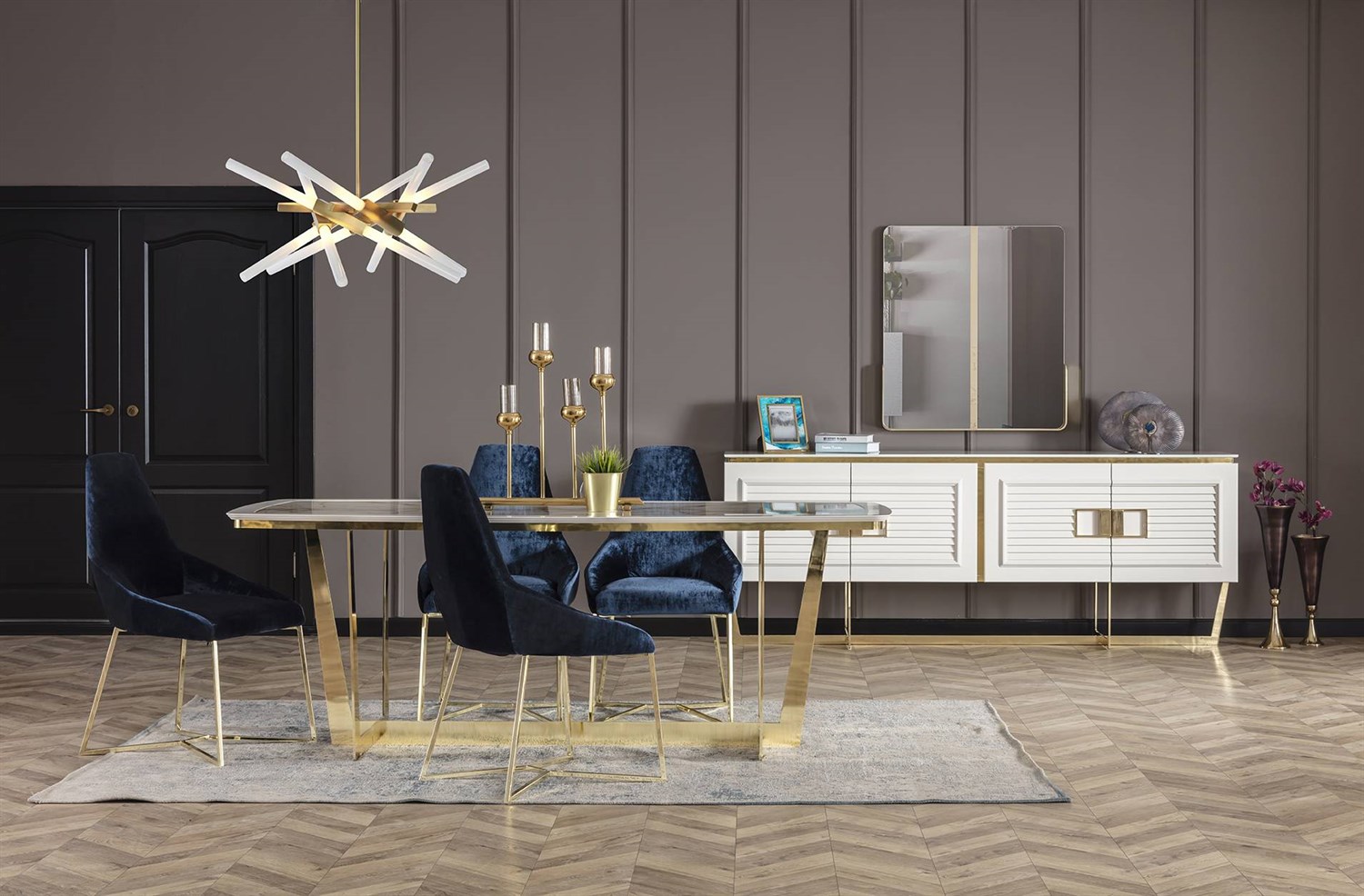 Dekorbizden Gloria Yemek Odası Takımı